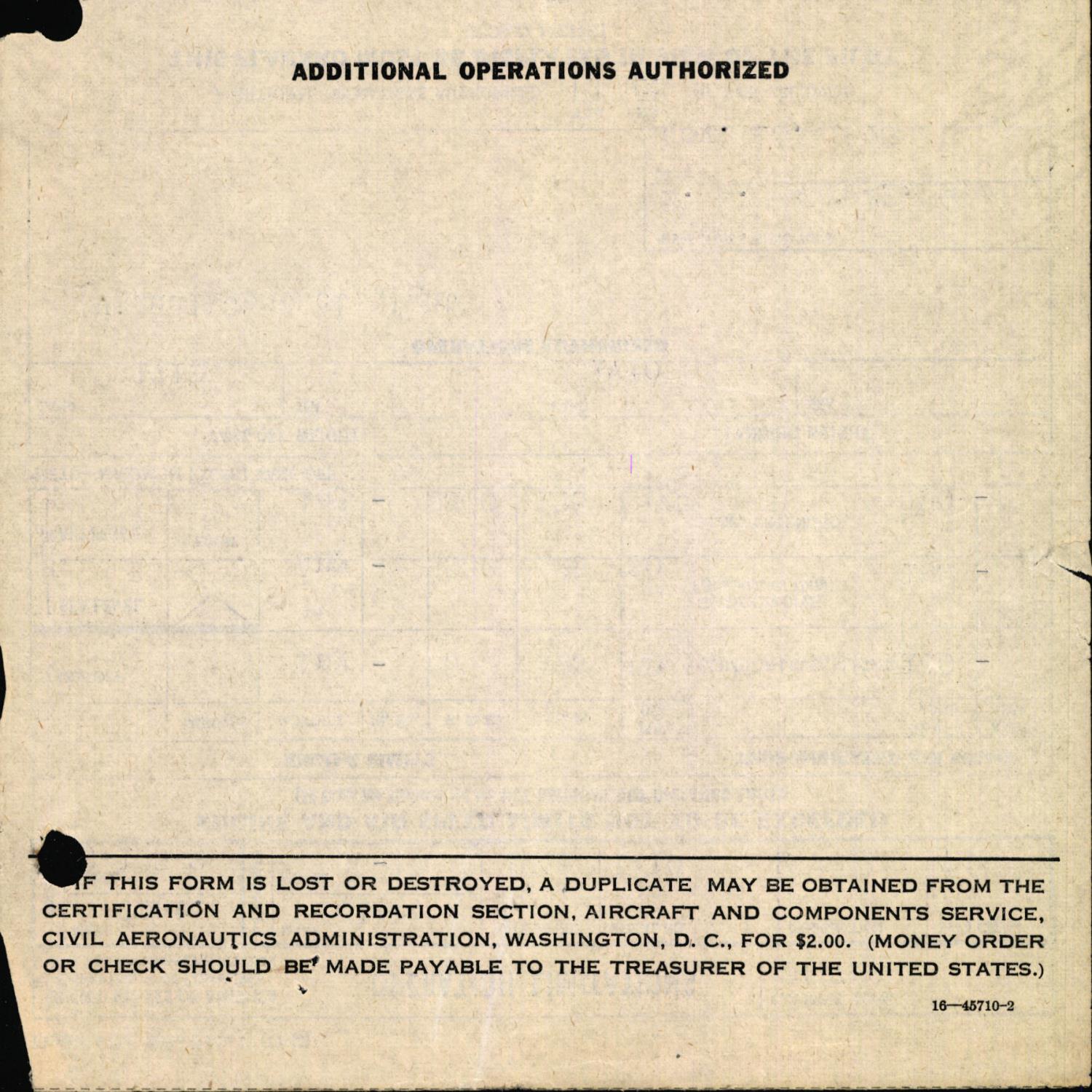 Sample page 4 from AirCorps Library document: Technical Information for Serial Number 1419