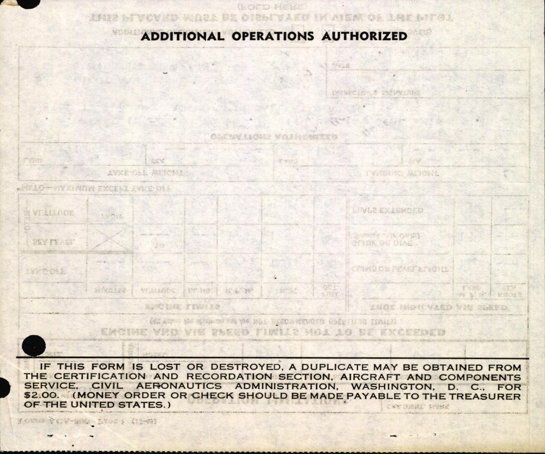 Sample page 8 from AirCorps Library document: Technical Information for Serial Number 1419
