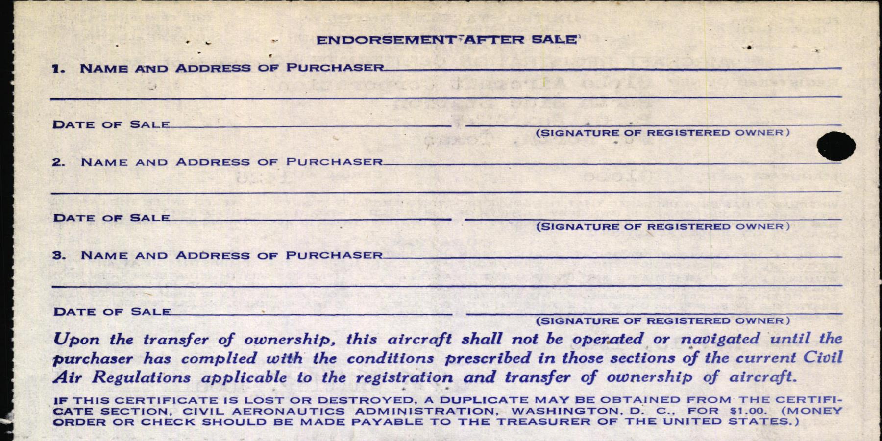 Sample page 6 from AirCorps Library document: Technical Information for Serial Number 1426