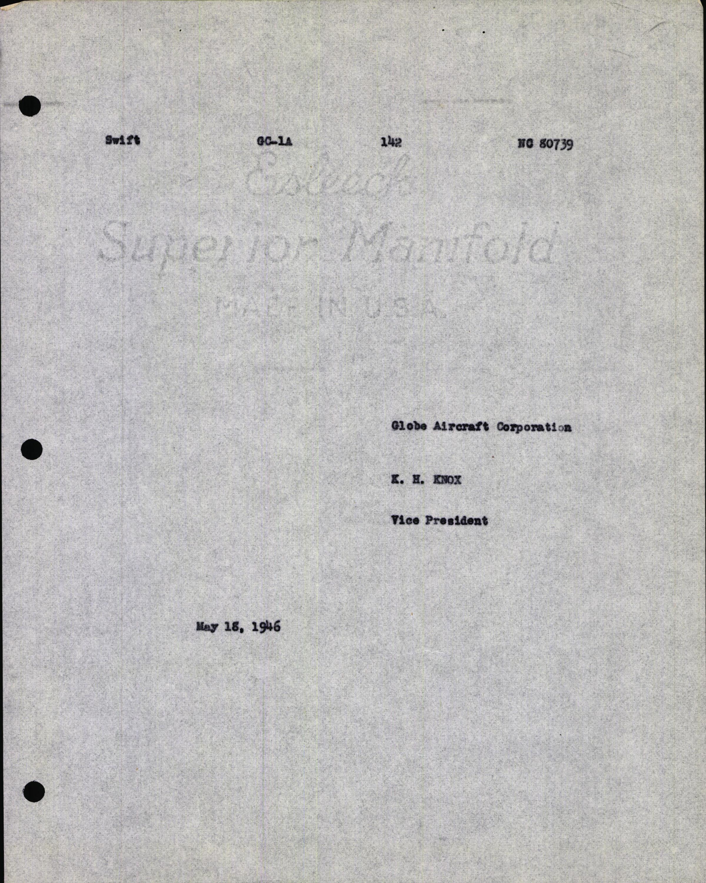 Sample page 7 from AirCorps Library document: Technical Information for Serial Number 142