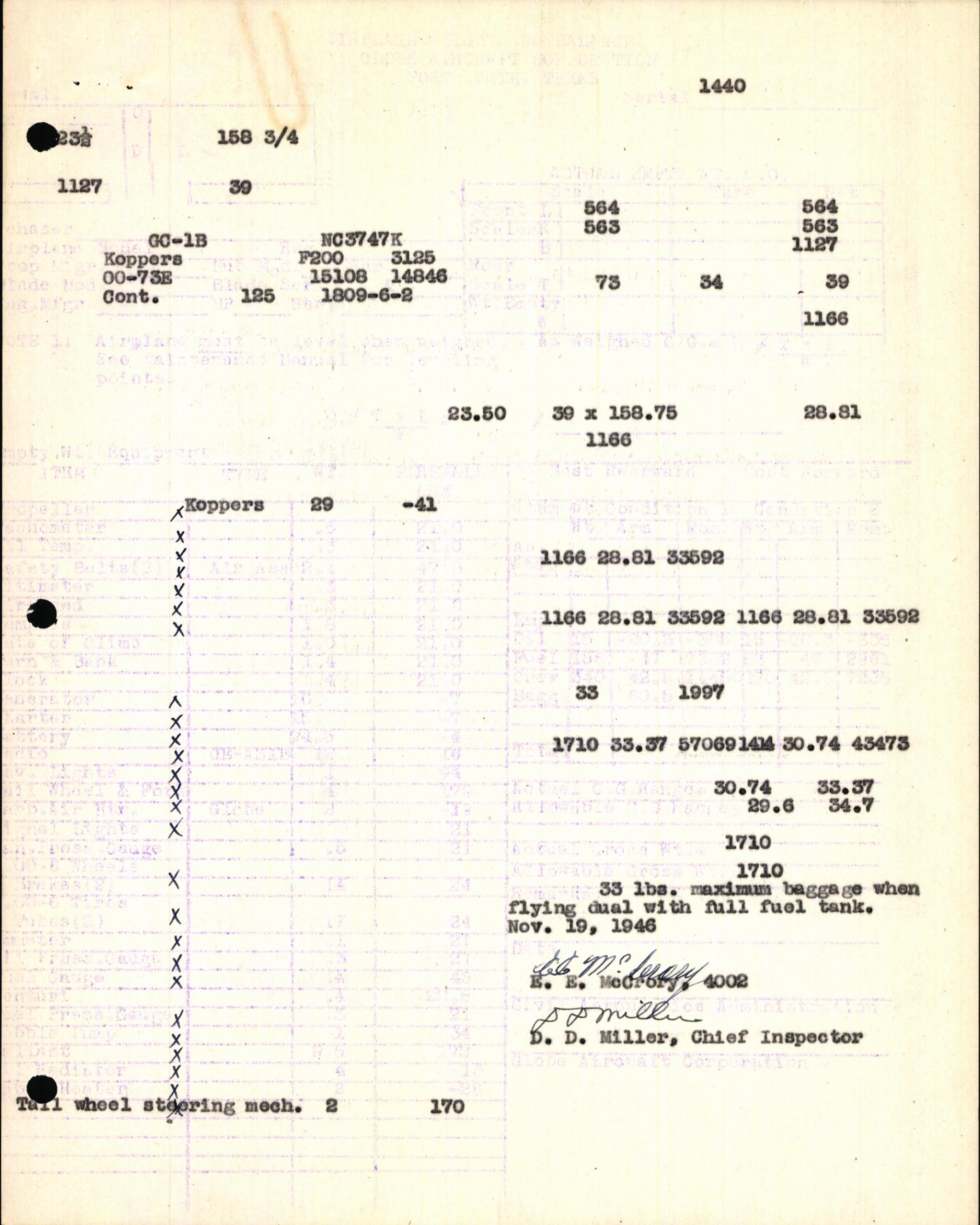 Sample page 7 from AirCorps Library document: Technical Information for Serial Number 1440