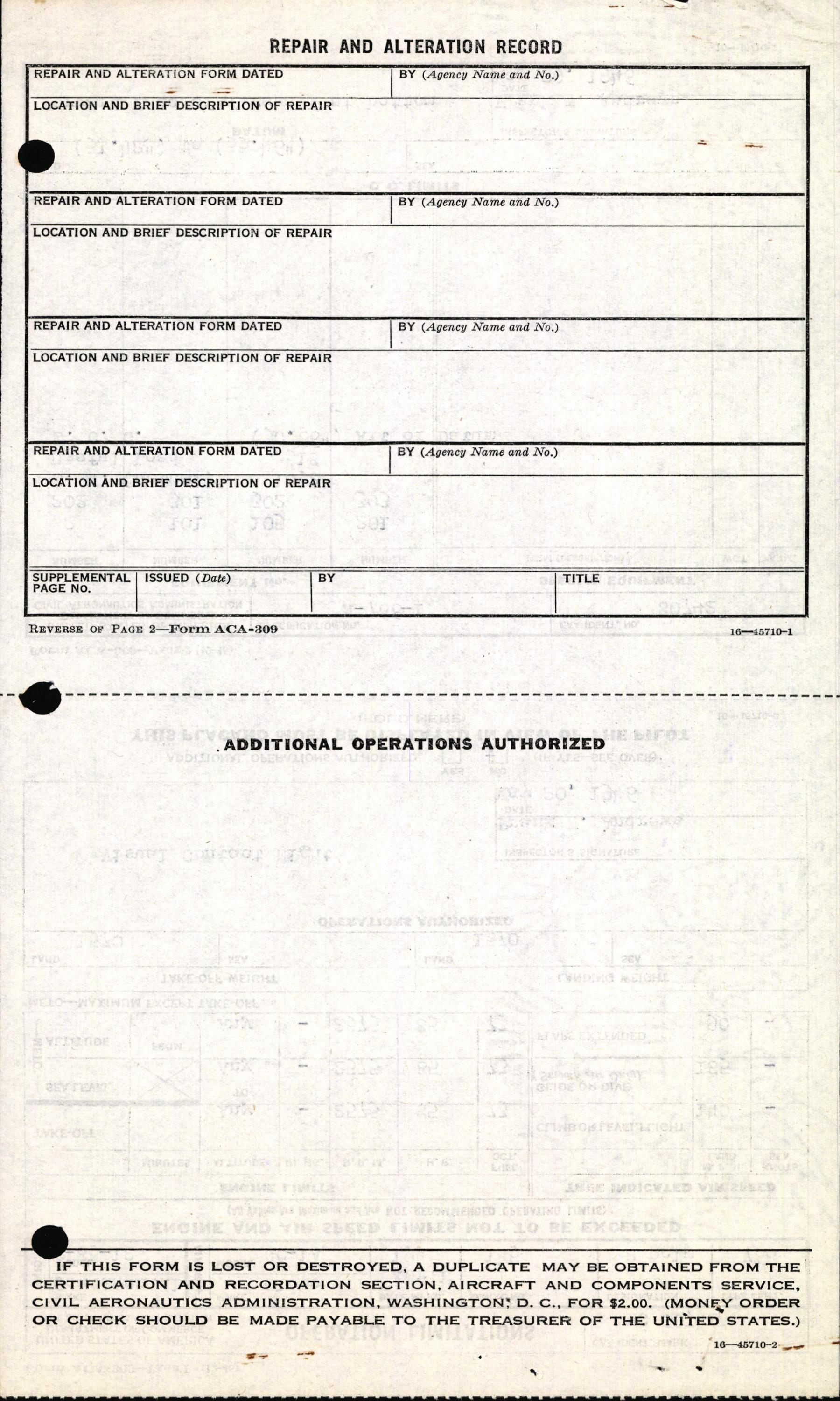 Sample page 6 from AirCorps Library document: Technical Information for Serial Number 145