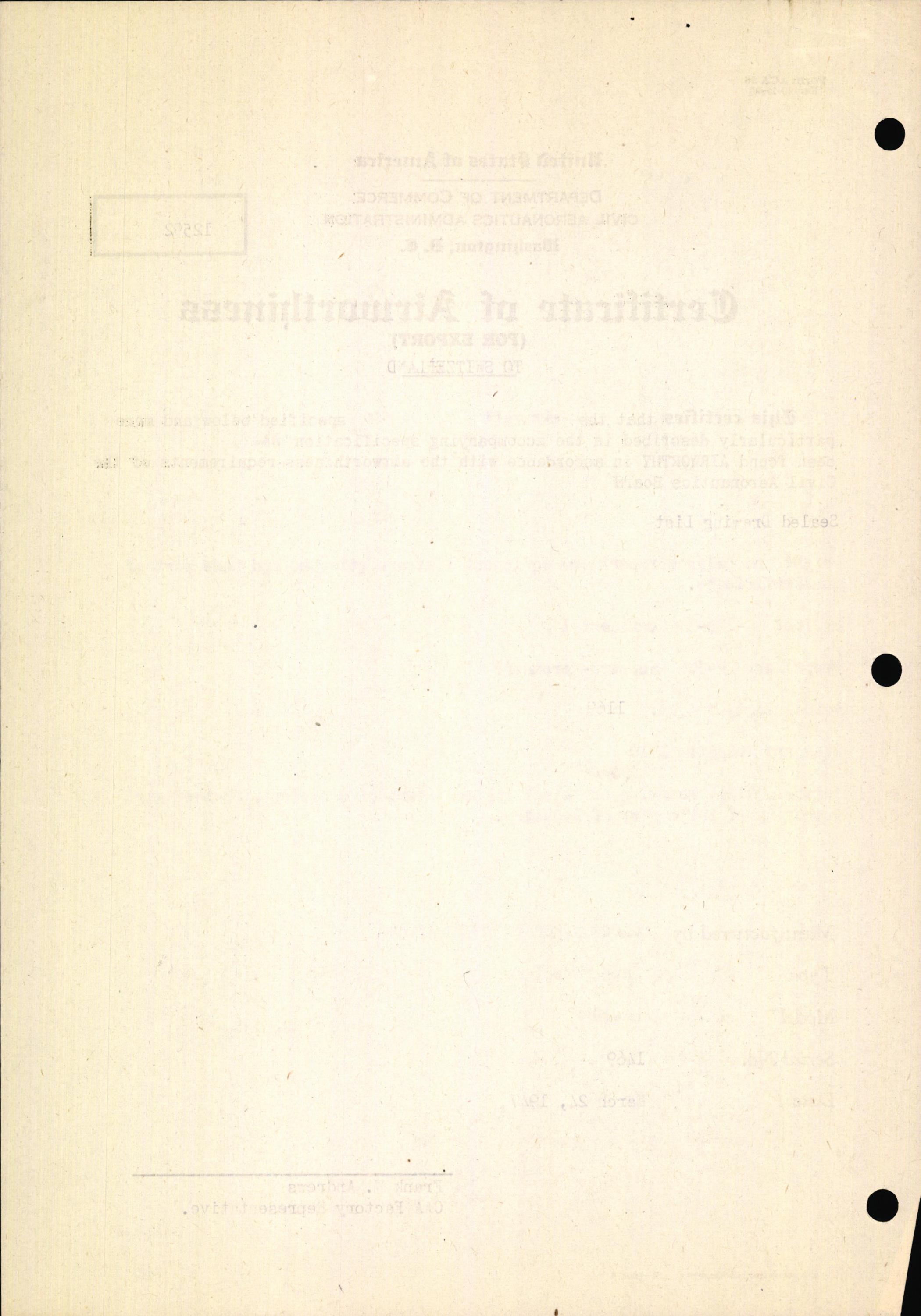 Sample page 8 from AirCorps Library document: Technical Information for Serial Number 1469