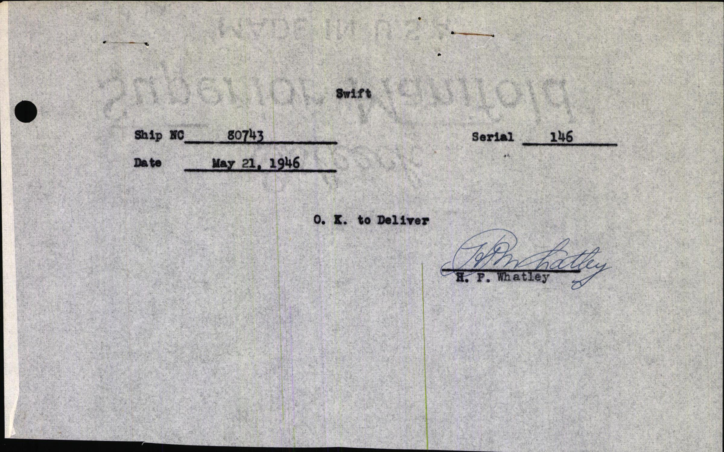 Sample page 3 from AirCorps Library document: Technical Information for Serial Number 146