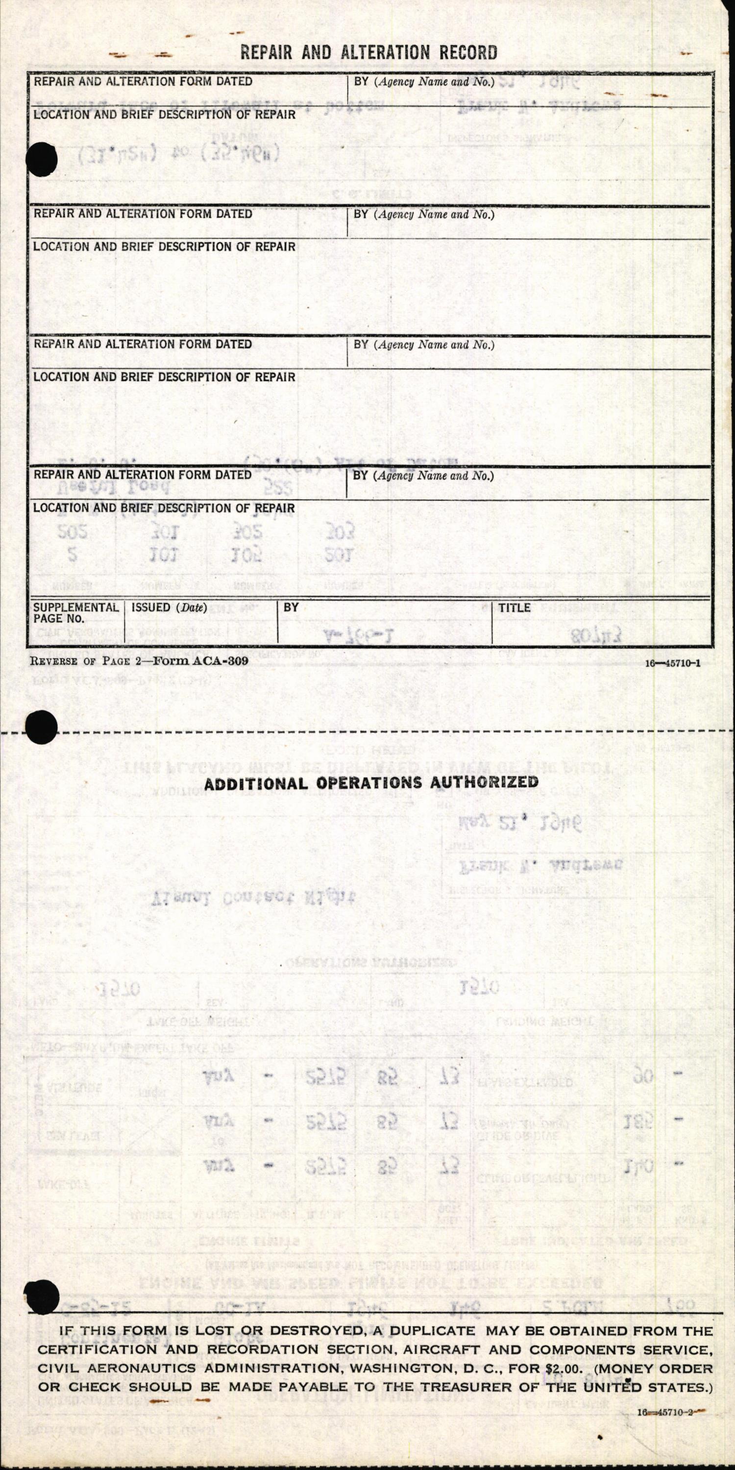 Sample page 6 from AirCorps Library document: Technical Information for Serial Number 146