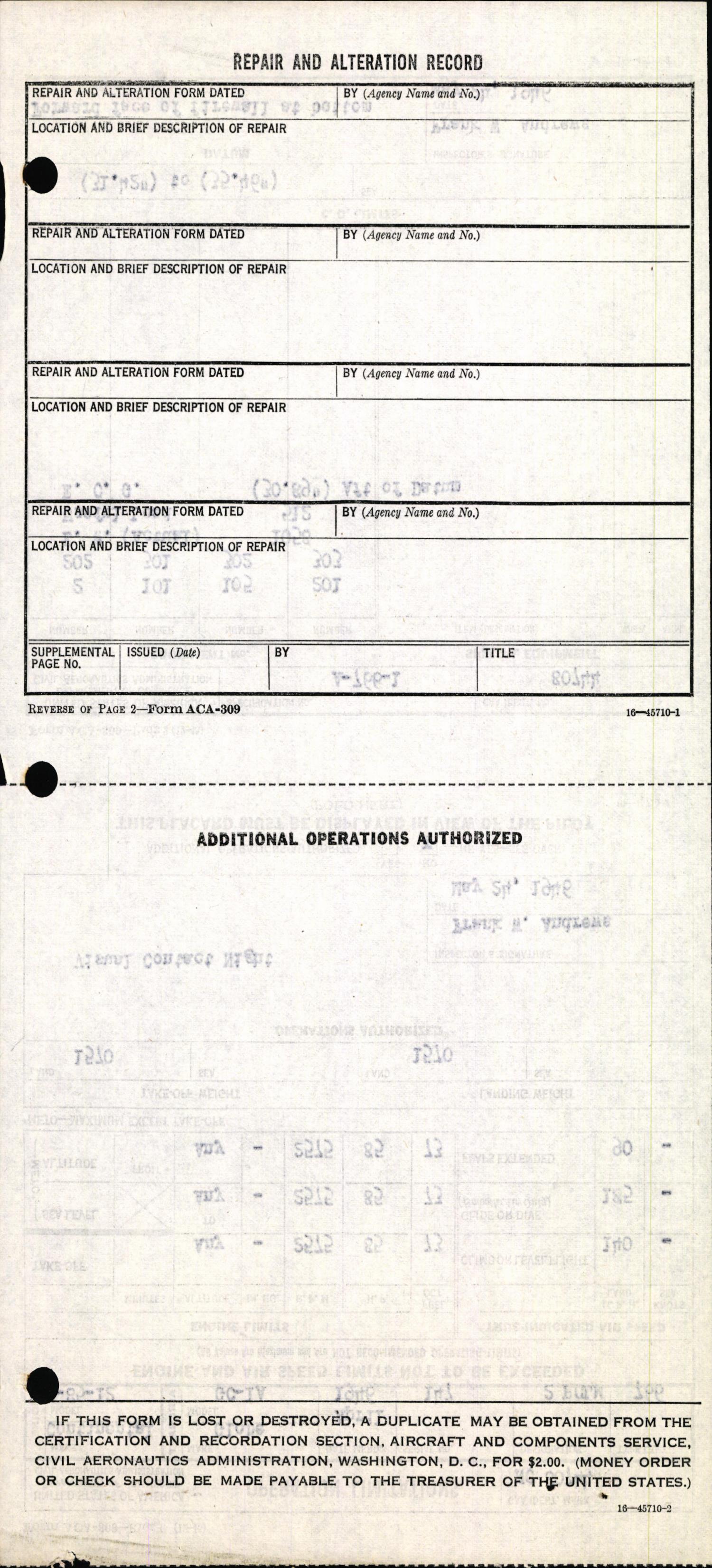Sample page 6 from AirCorps Library document: Technical Information for Serial Number 147