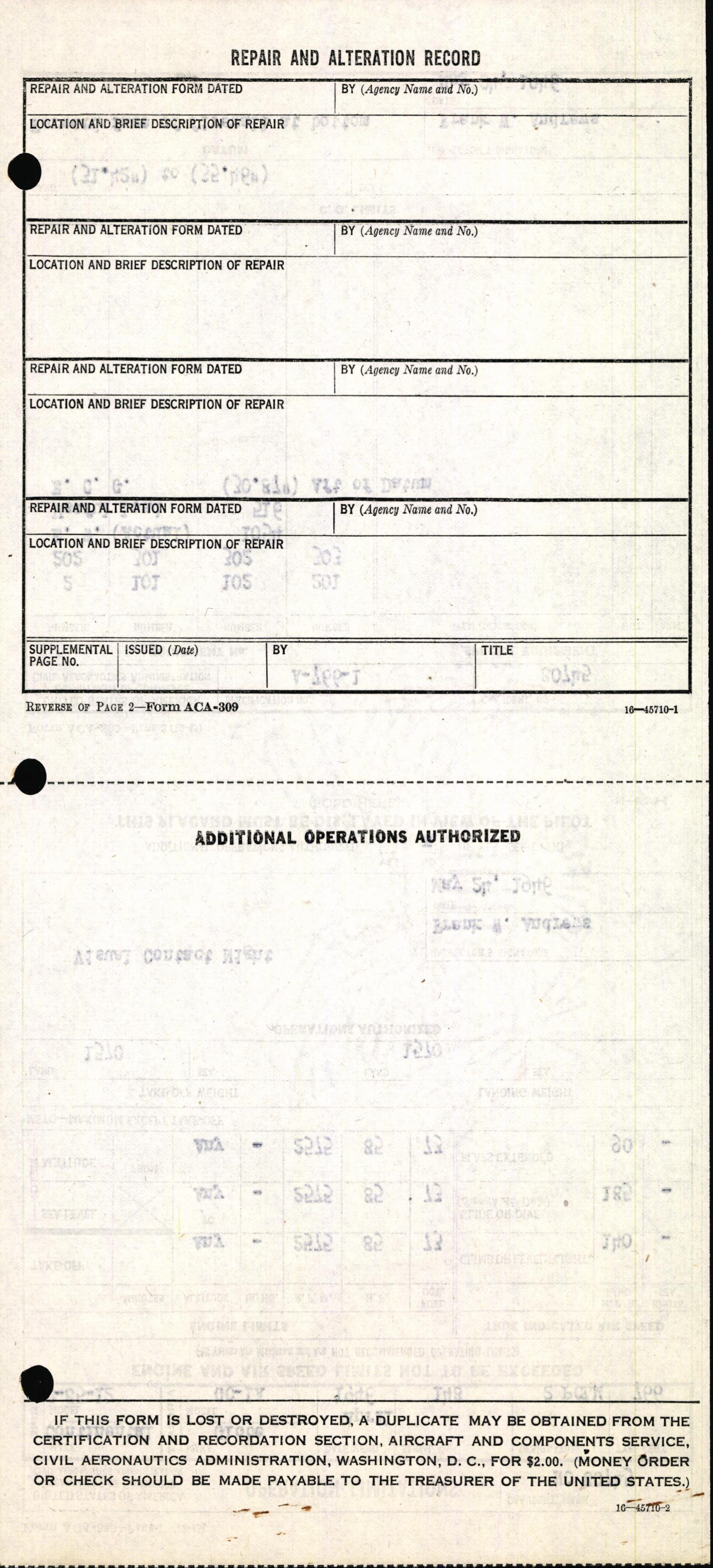 Sample page 6 from AirCorps Library document: Technical Information for Serial Number 148