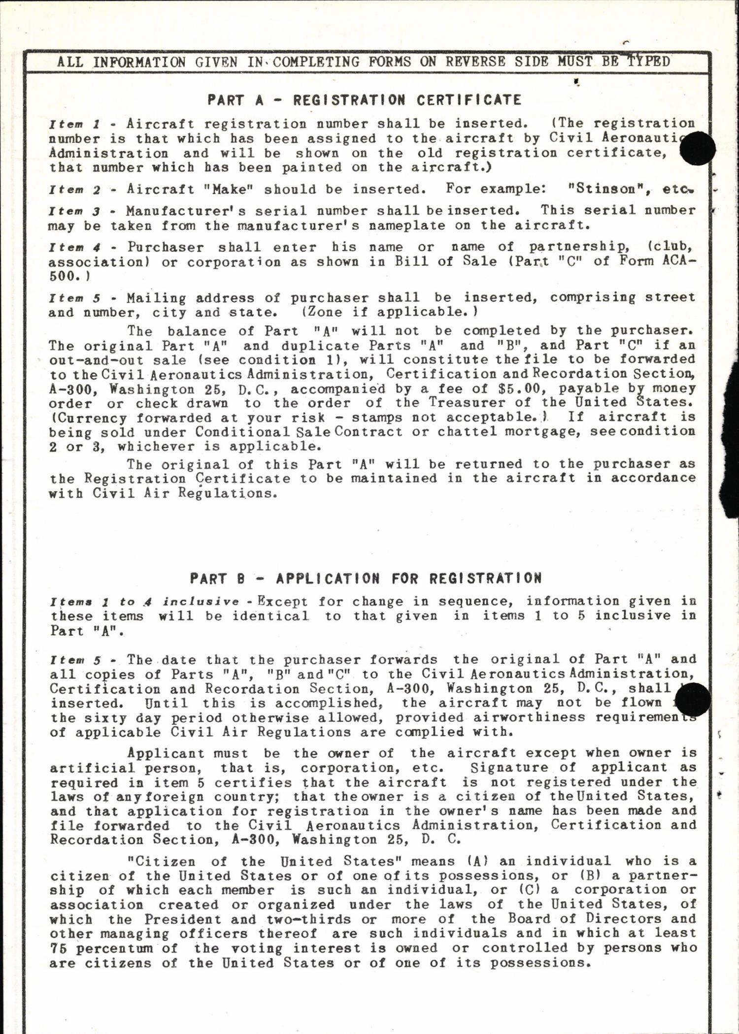 Sample page 6 from AirCorps Library document: Technical Information for Serial Number 1496