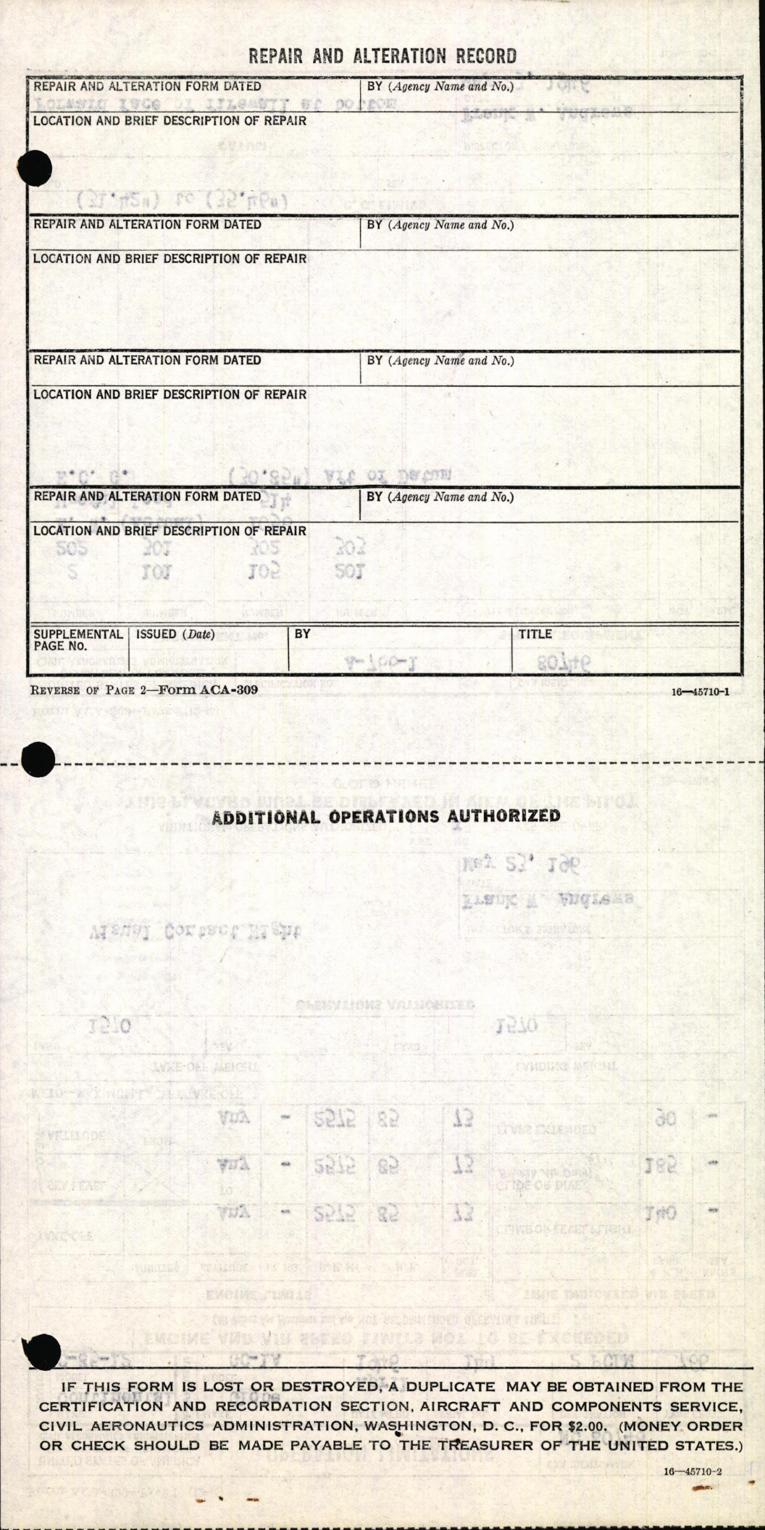 Sample page 4 from AirCorps Library document: Technical Information for Serial Number 149