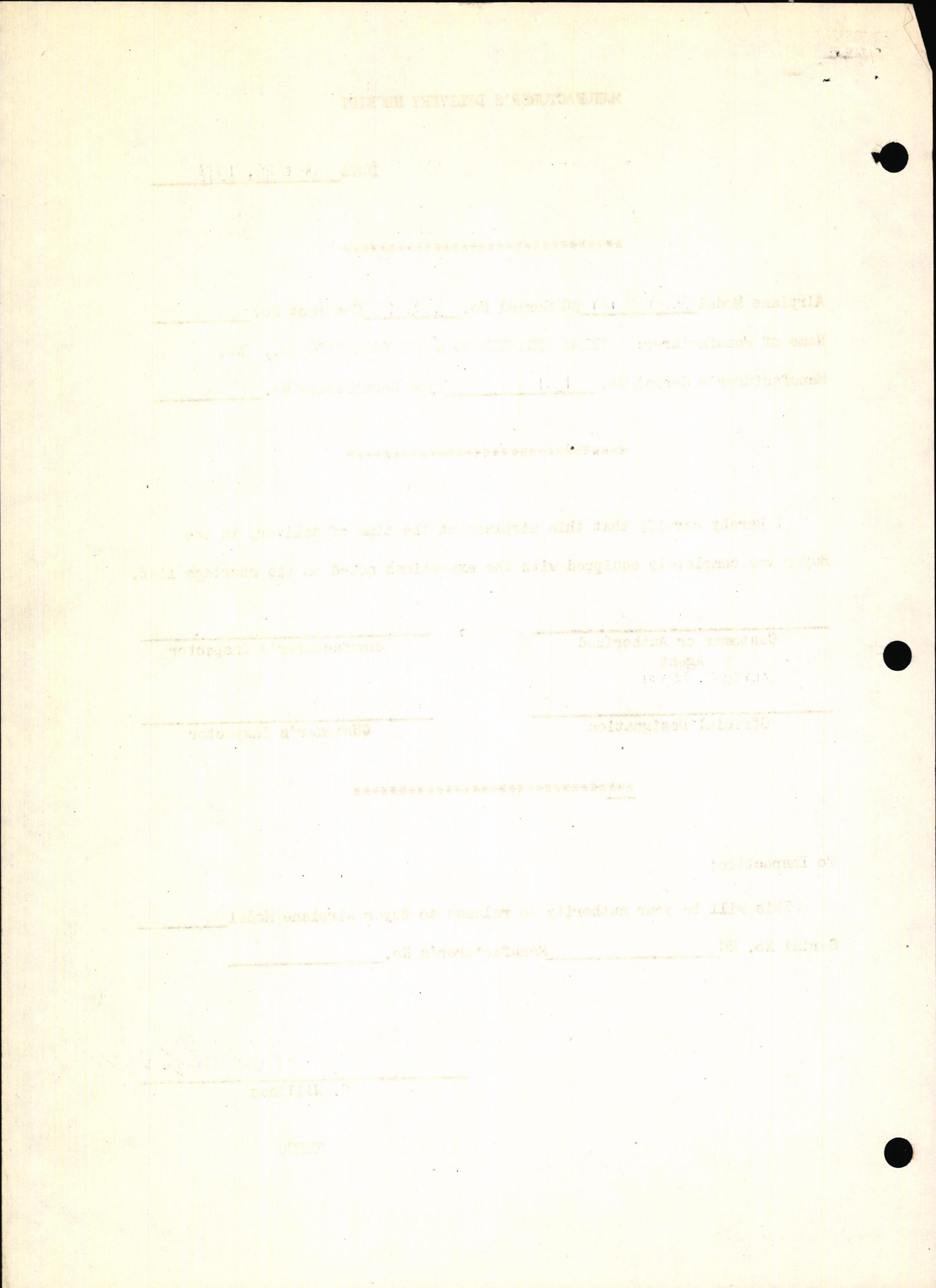 Sample page 6 from AirCorps Library document: Technical Information for Serial Number 1501
