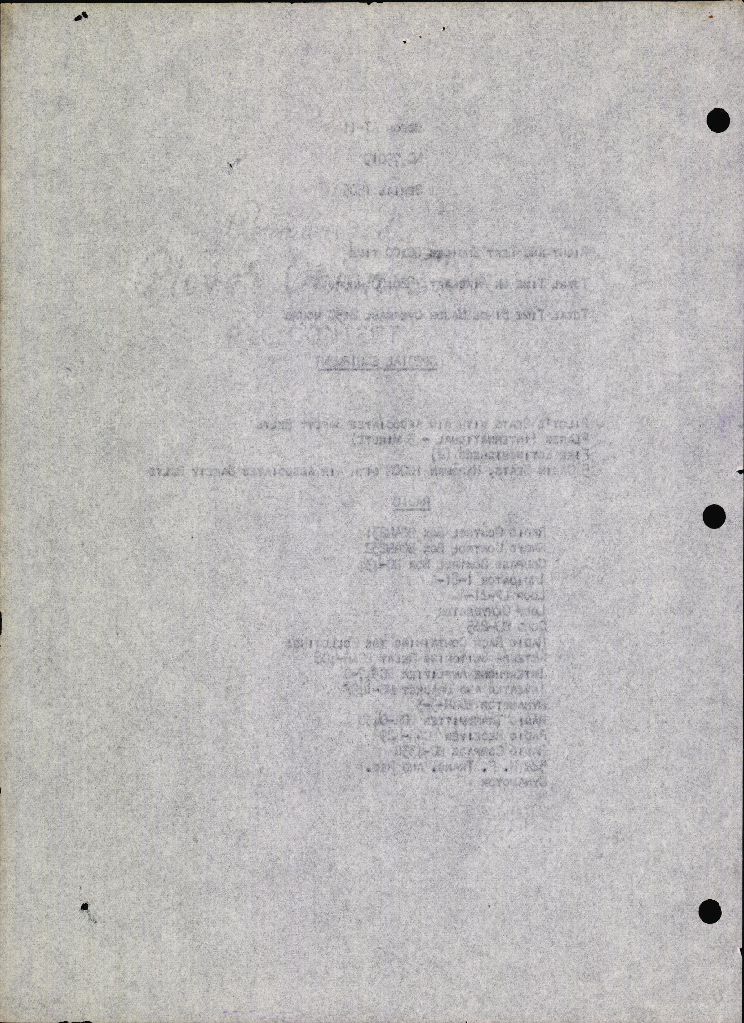 Sample page 8 from AirCorps Library document: Technical Information for Serial Number 1505
