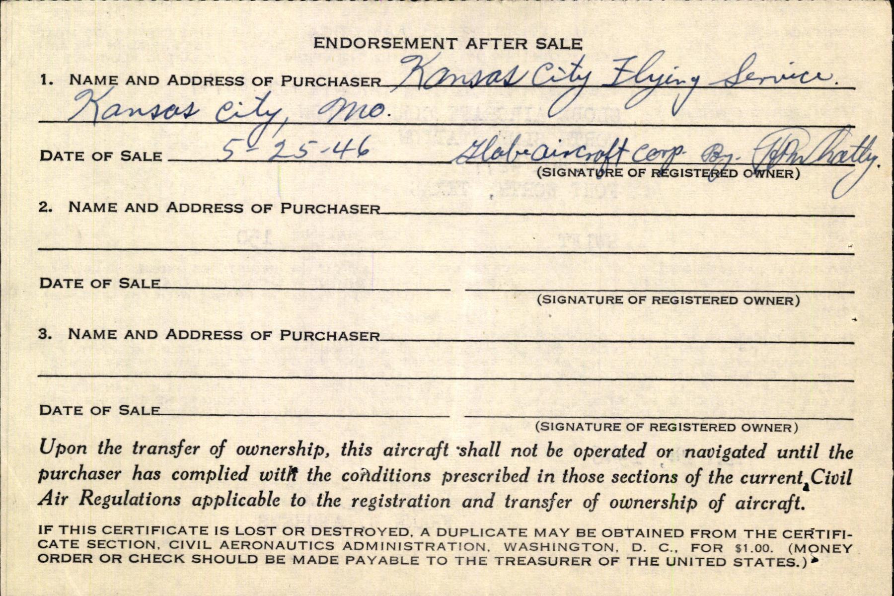 Sample page 6 from AirCorps Library document: Technical Information for Serial Number 150