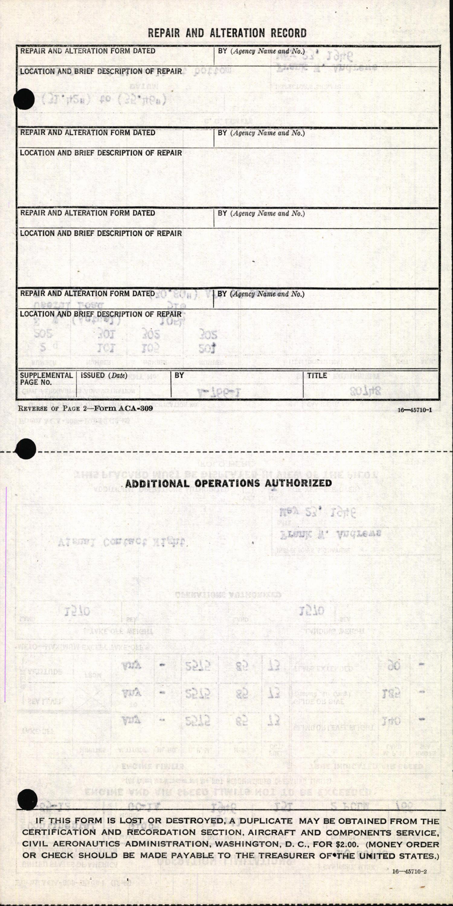 Sample page 6 from AirCorps Library document: Technical Information for Serial Number 151