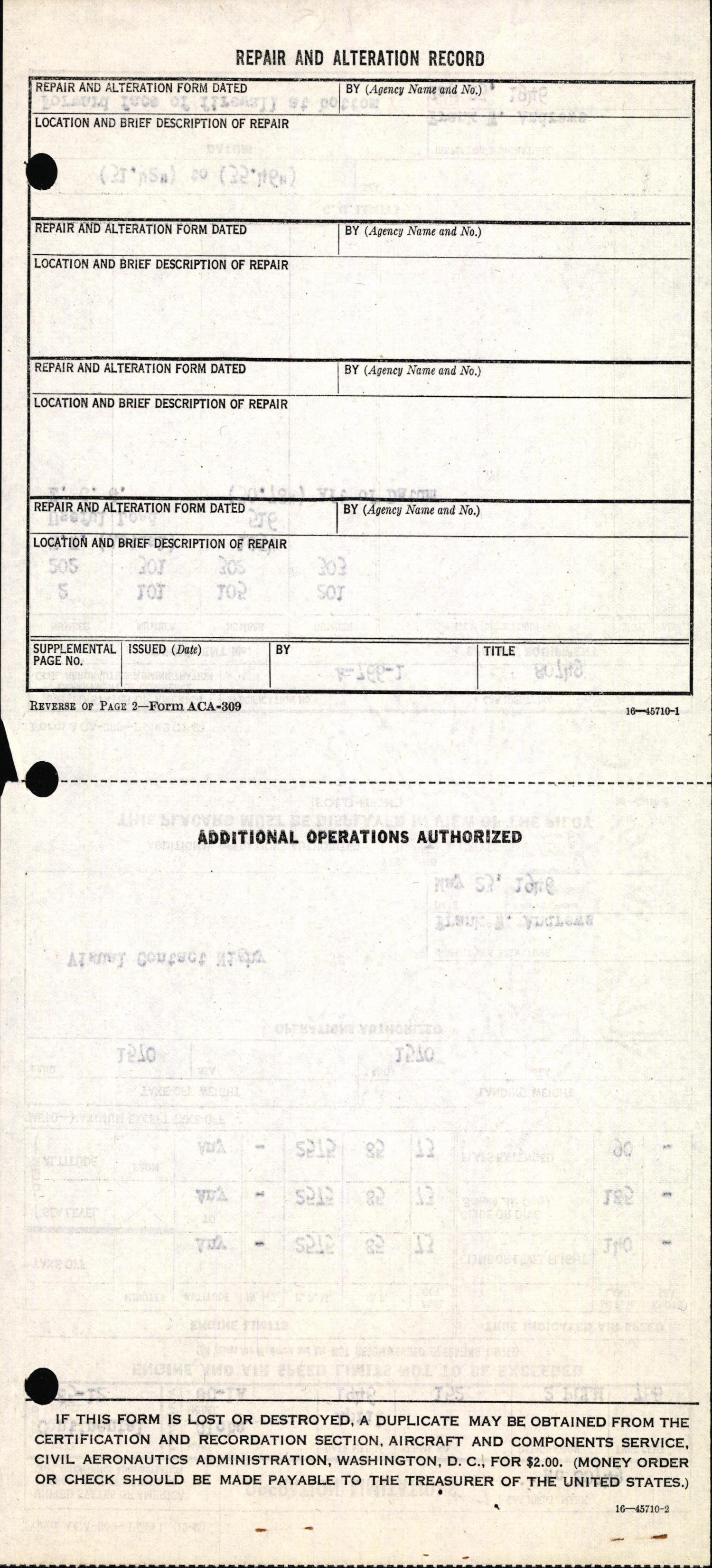 Sample page 6 from AirCorps Library document: Technical Information for Serial Number 152