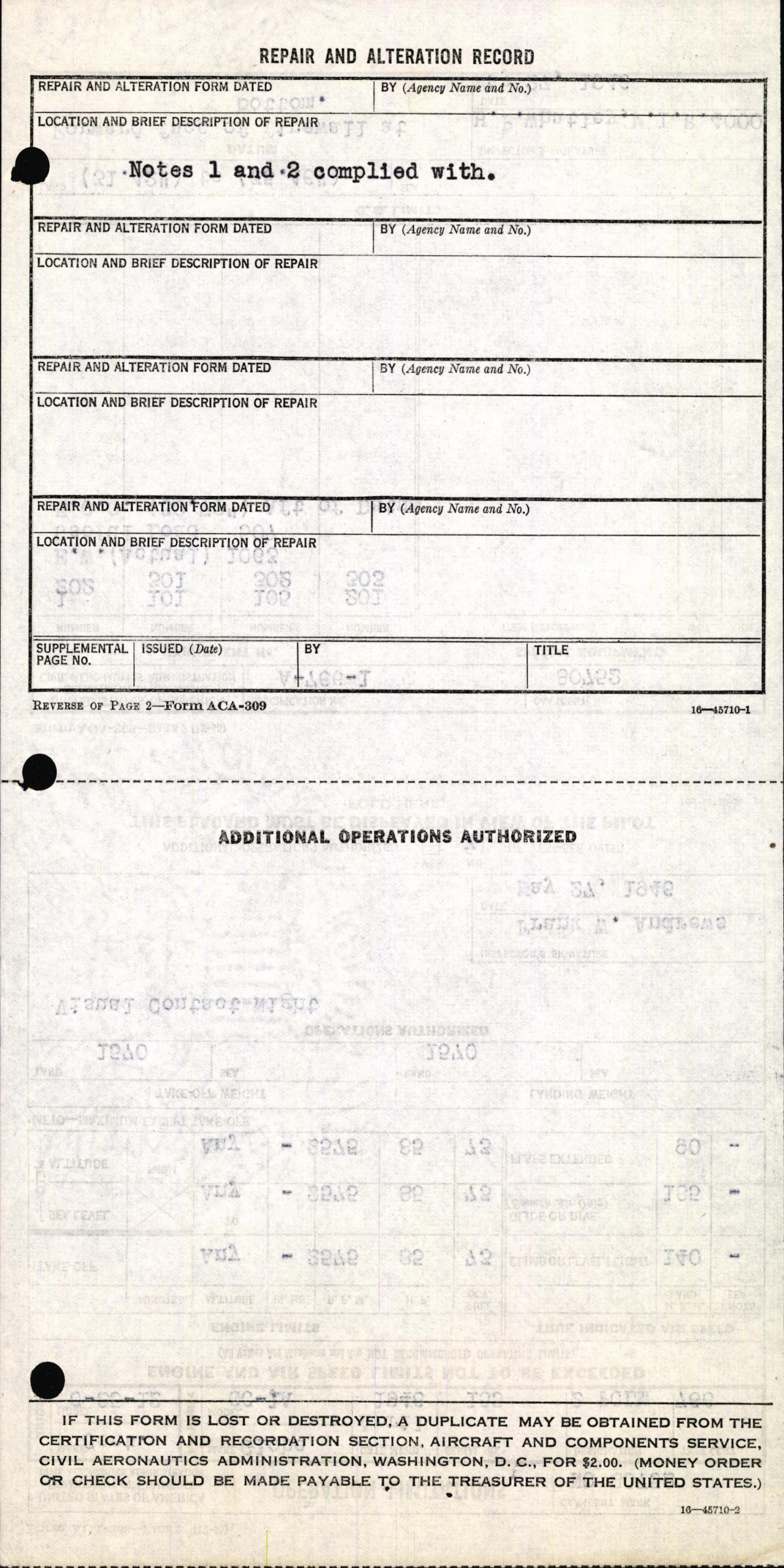 Sample page 6 from AirCorps Library document: Technical Information for Serial Number 155