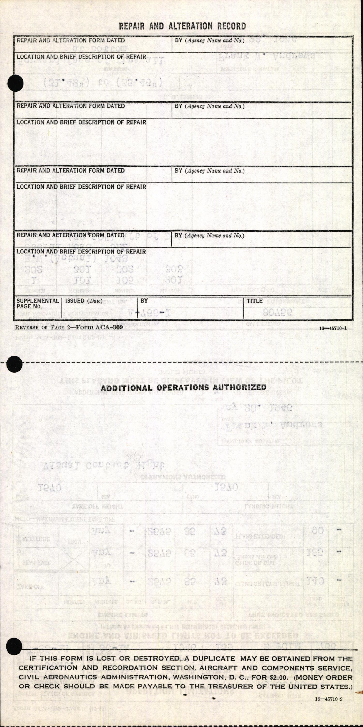 Sample page 6 from AirCorps Library document: Technical Information for Serial Number 159