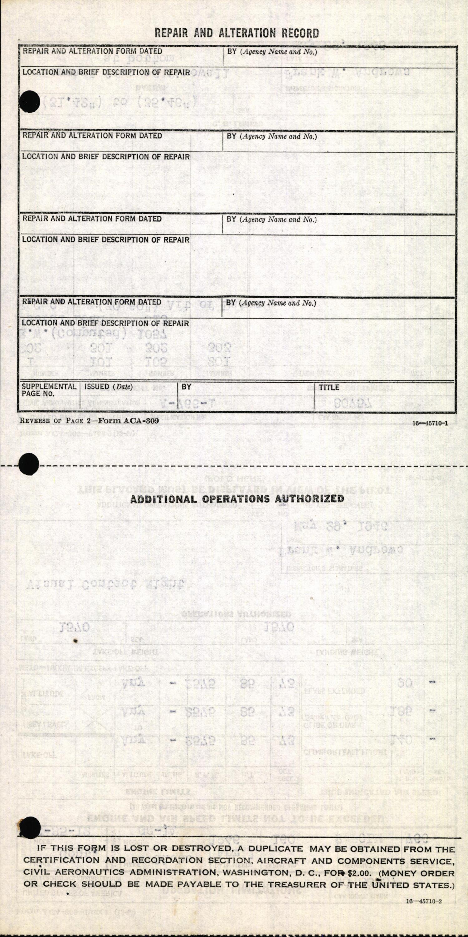 Sample page 6 from AirCorps Library document: Technical Information for Serial Number 160