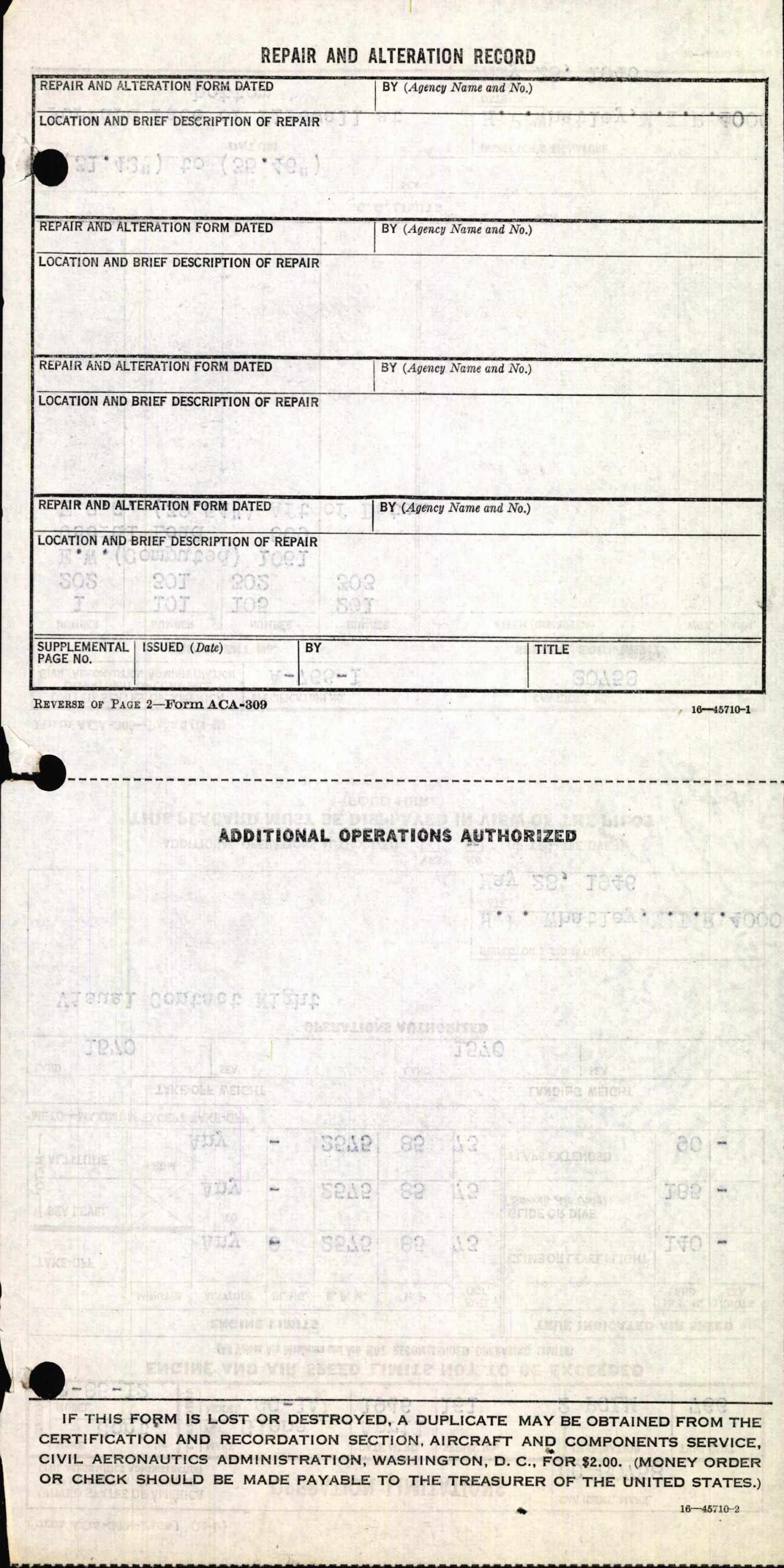 Sample page 6 from AirCorps Library document: Technical Information for Serial Number 161