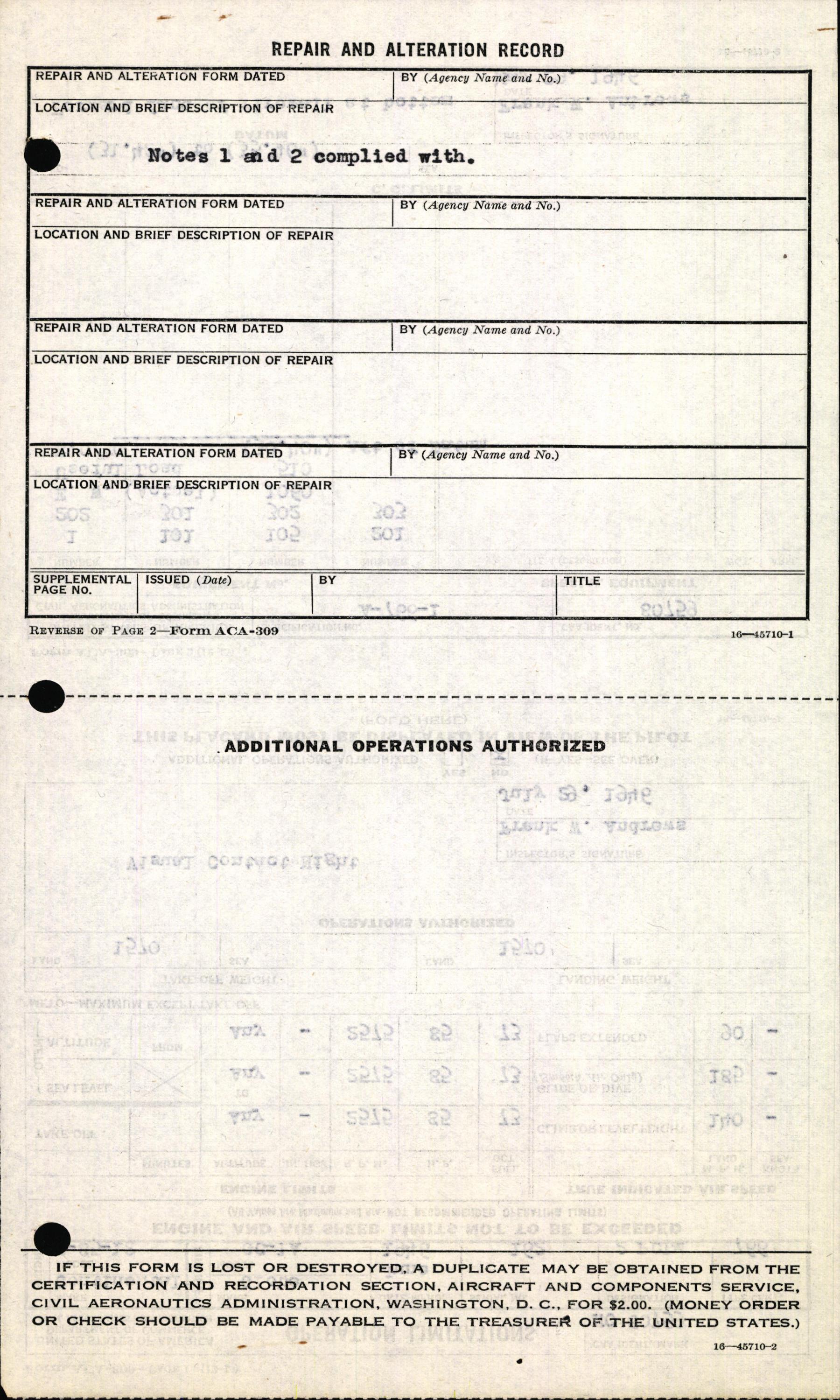 Sample page 6 from AirCorps Library document: Technical Information for Serial Number 162