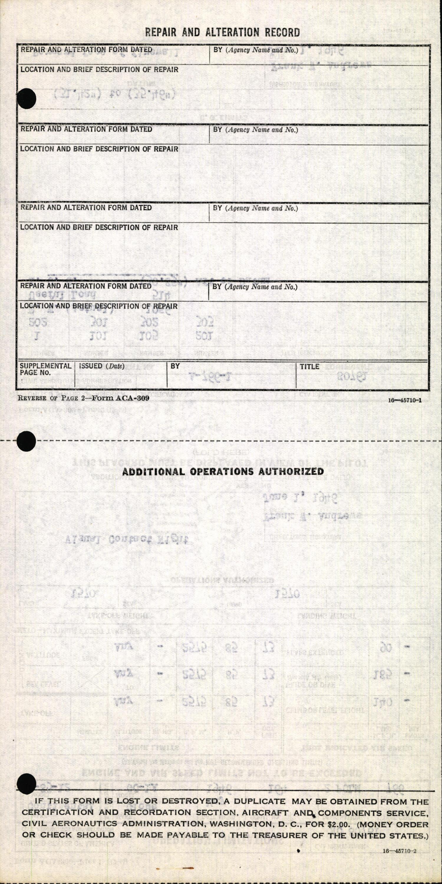 Sample page 6 from AirCorps Library document: Technical Information for Serial Number 164