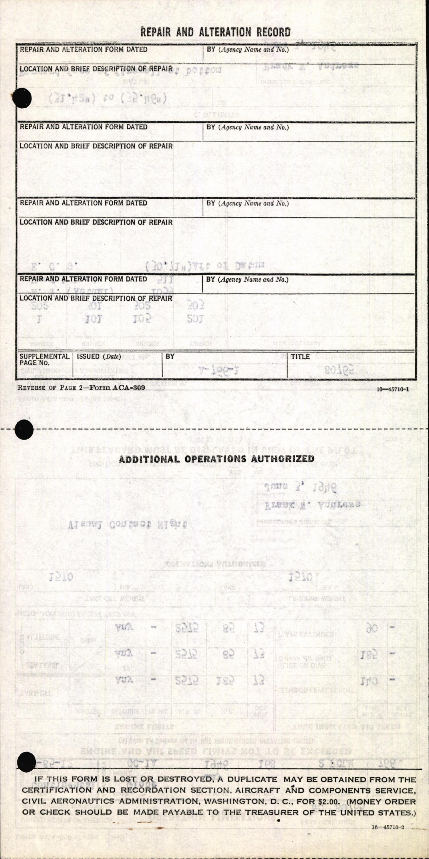 Sample page 6 from AirCorps Library document: Technical Information for Serial Number 168