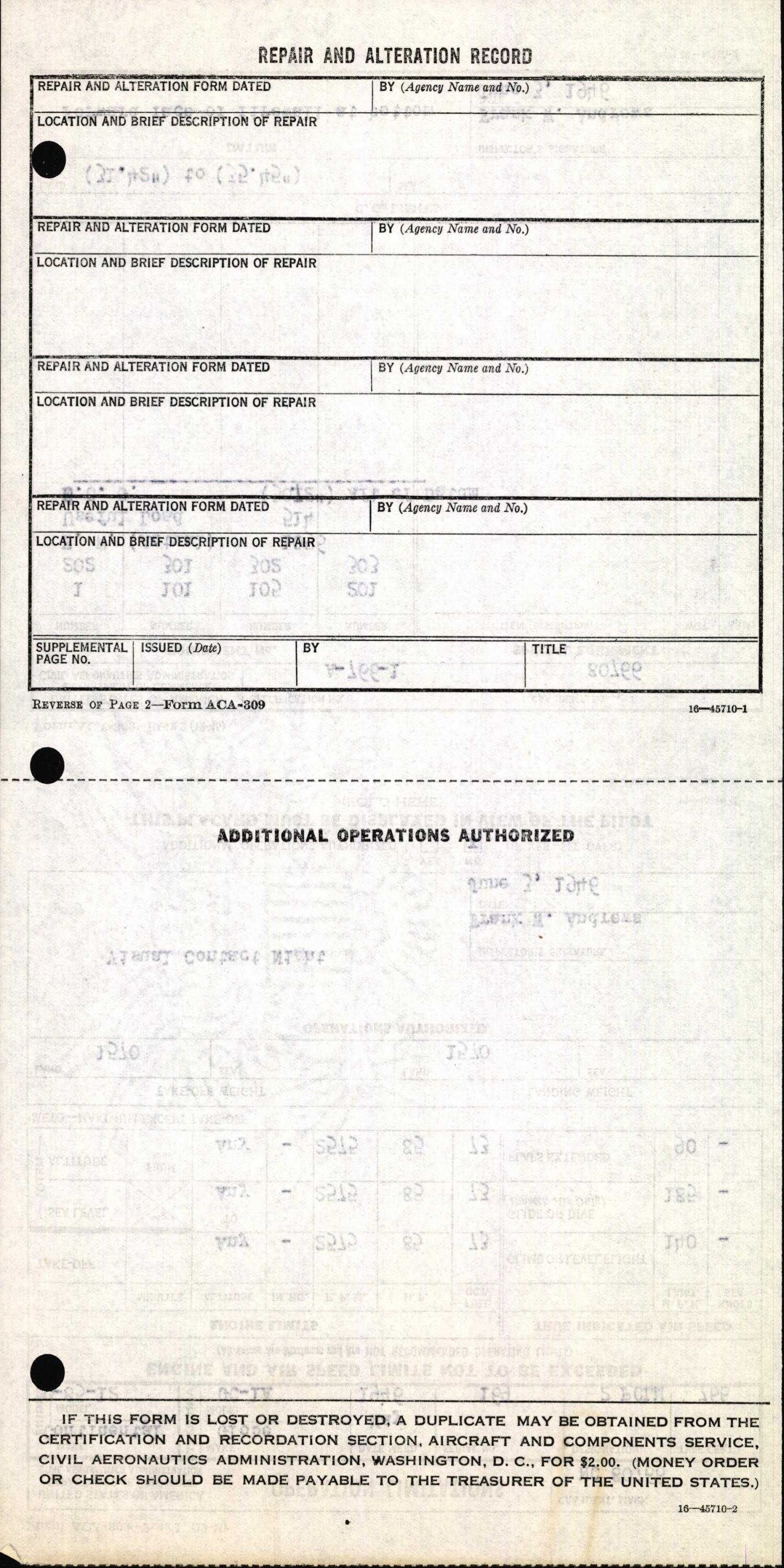 Sample page 6 from AirCorps Library document: Technical Information for Serial Number 169