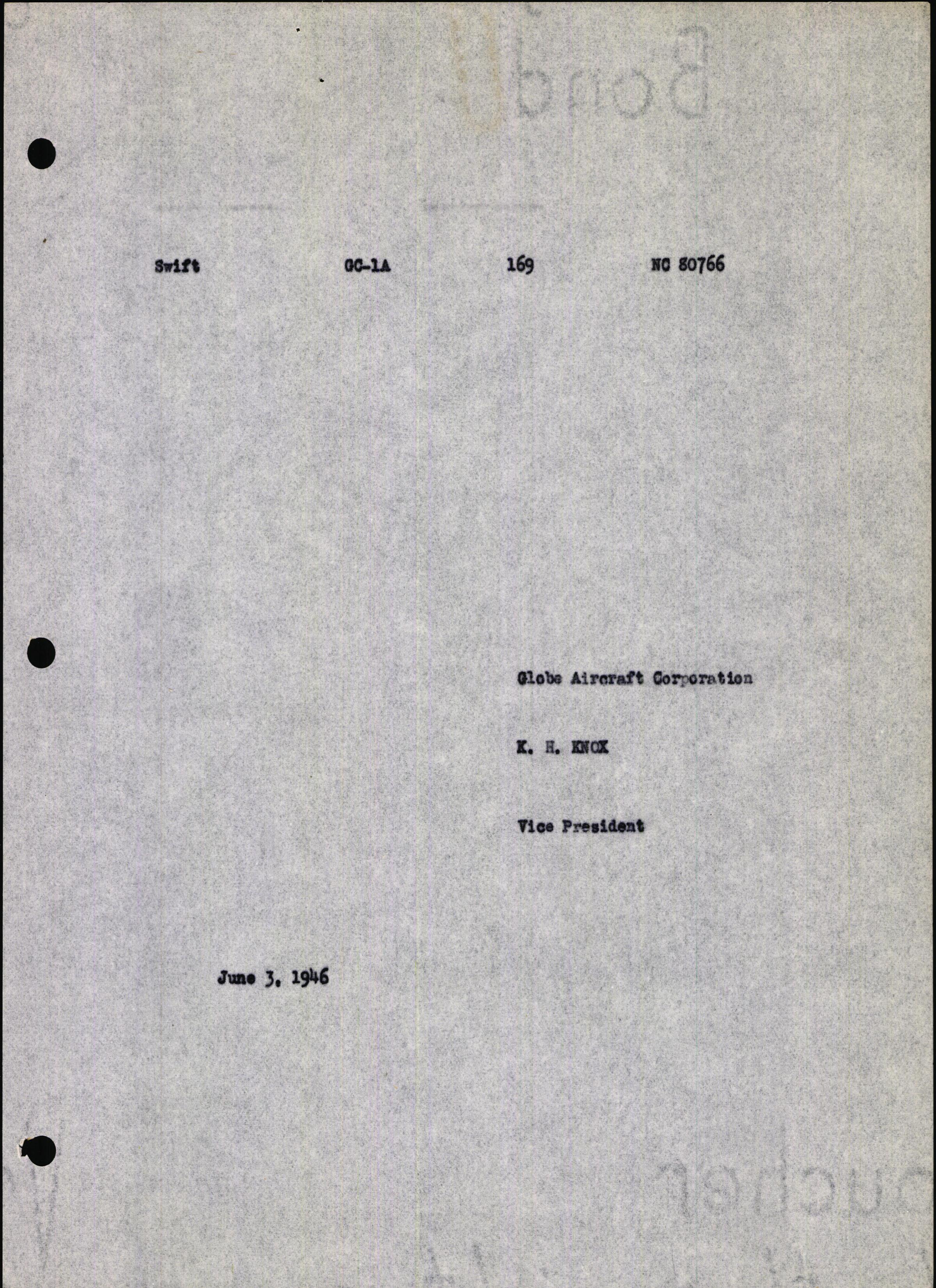 Sample page 7 from AirCorps Library document: Technical Information for Serial Number 169