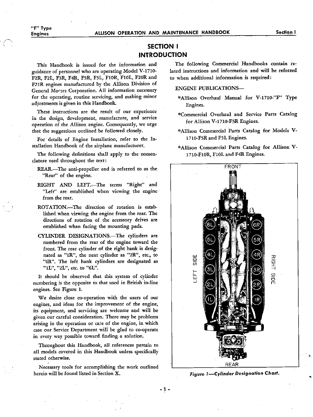 Sample page 7 from AirCorps Library document: Operation and Maintenance for Allison V-1710 F Type Engines - Third Edition