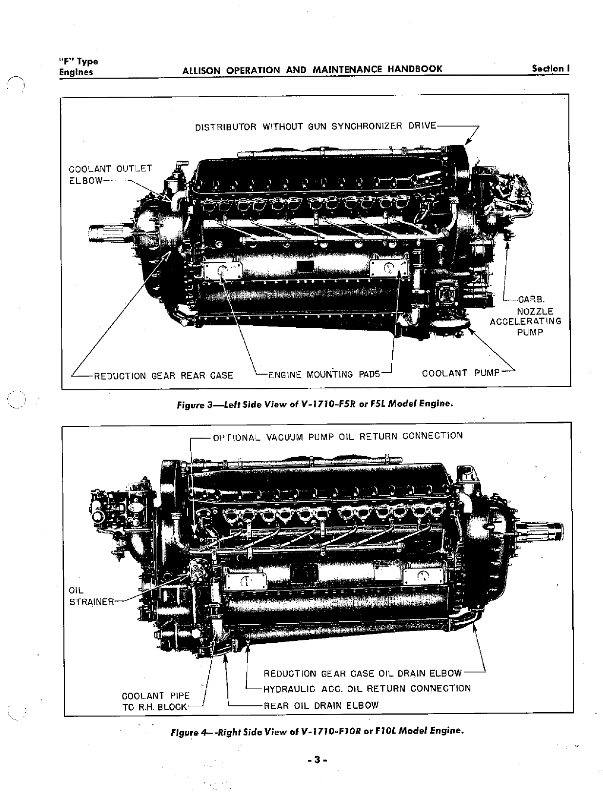 Sample page 9 from AirCorps Library document: Operation and Maintenance for Allison V-1710 F Type Engines - Third Edition