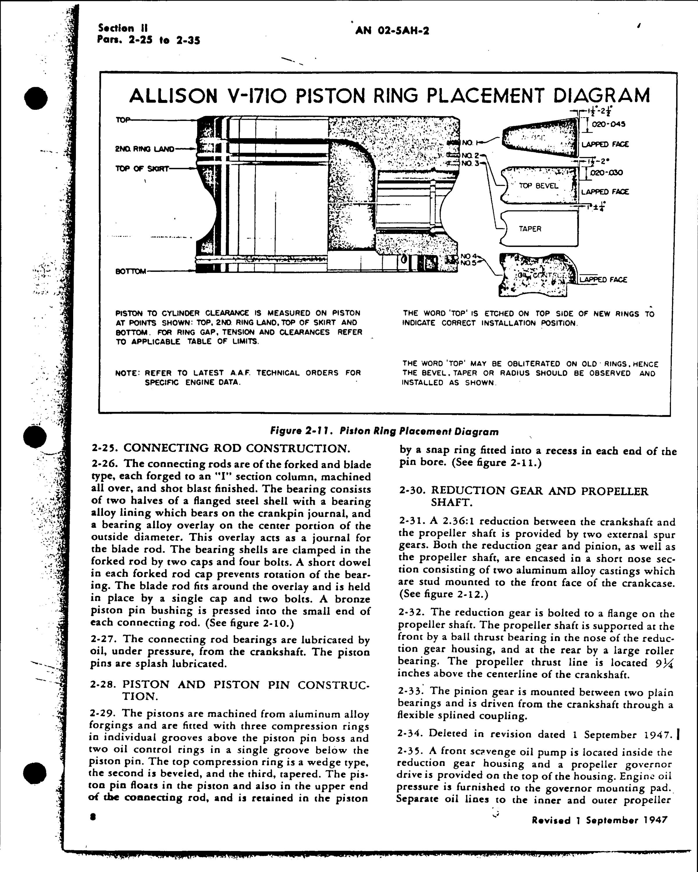 Sample page 12 from AirCorps Library document: Handbook Service Instructions for Models V-1710-143 and -145 Aircraft Engines