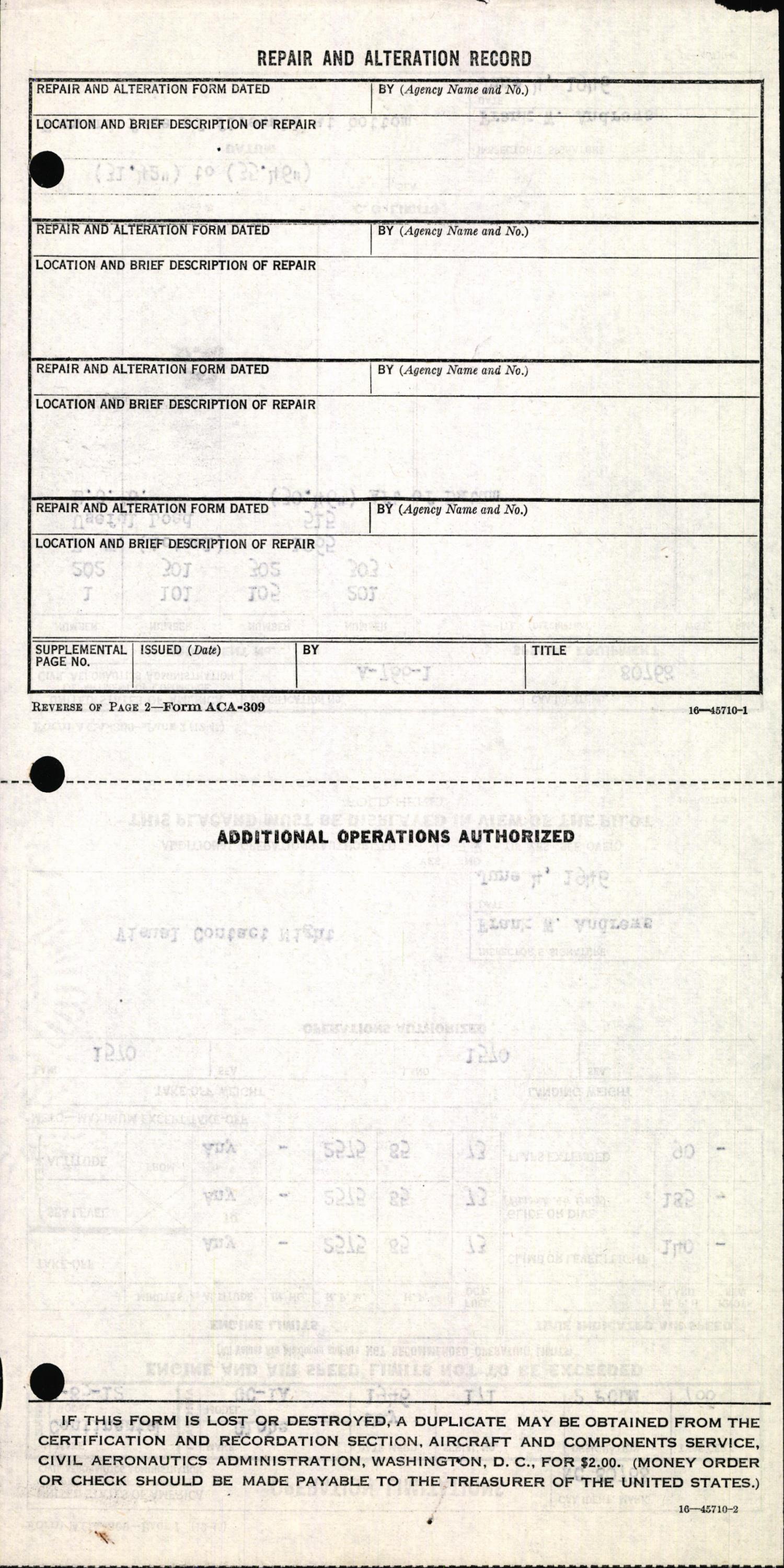Sample page 6 from AirCorps Library document: Technical Information for Serial Number 171