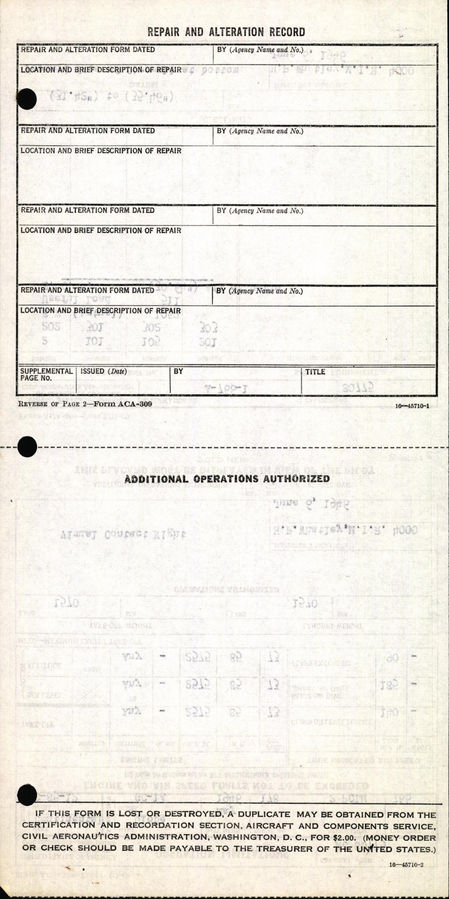 Sample page 6 from AirCorps Library document: Technical Information for Serial Number 178