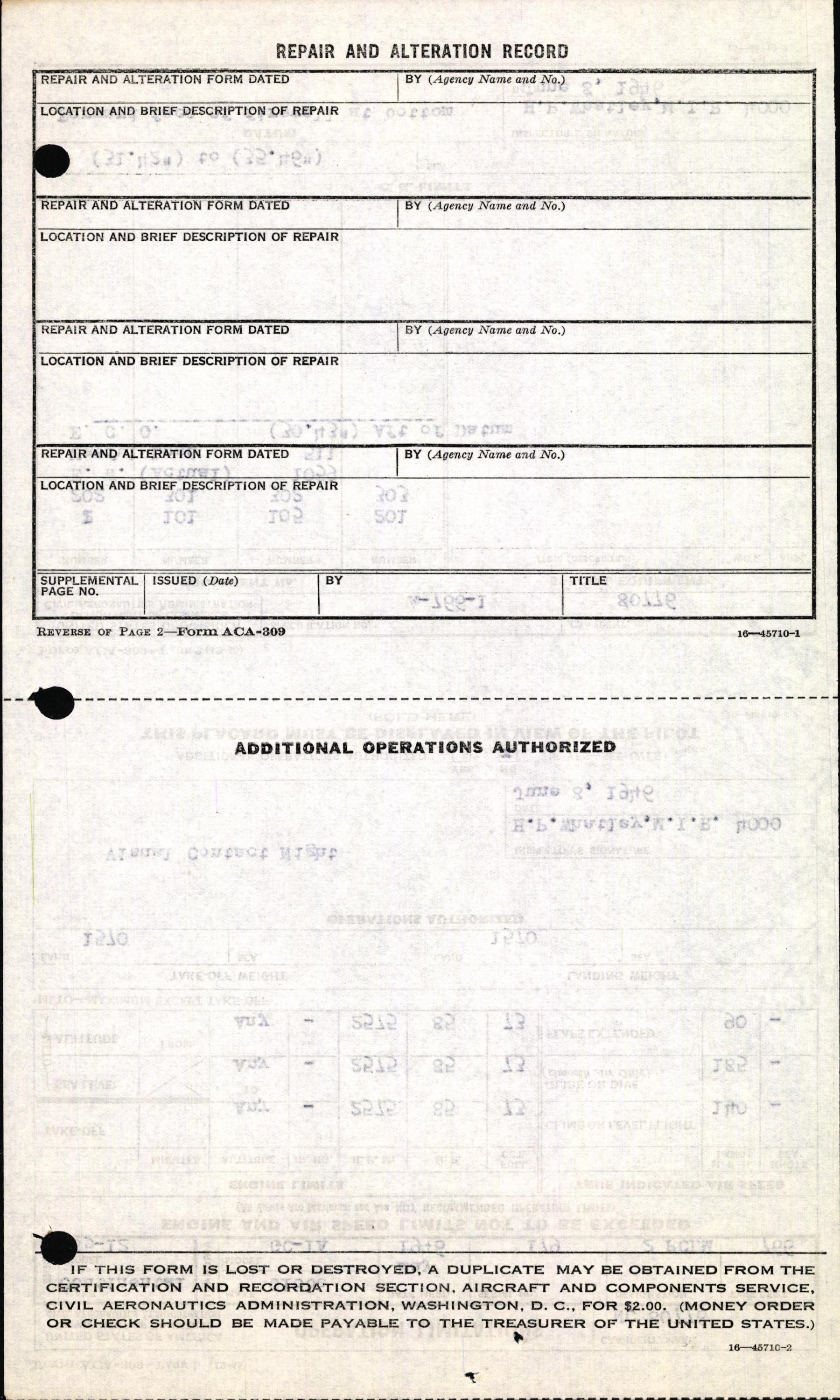 Sample page 6 from AirCorps Library document: Technical Information for Serial Number 179