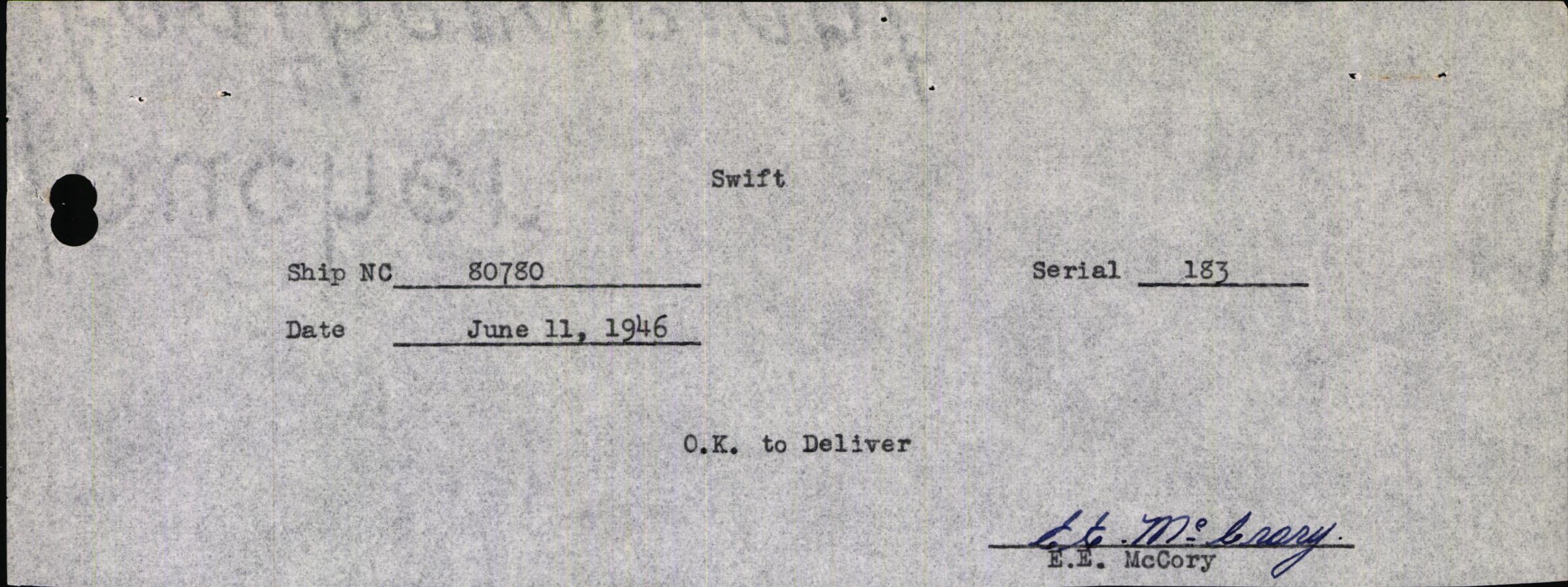 Sample page 3 from AirCorps Library document: Technical Information for Serial Number 183