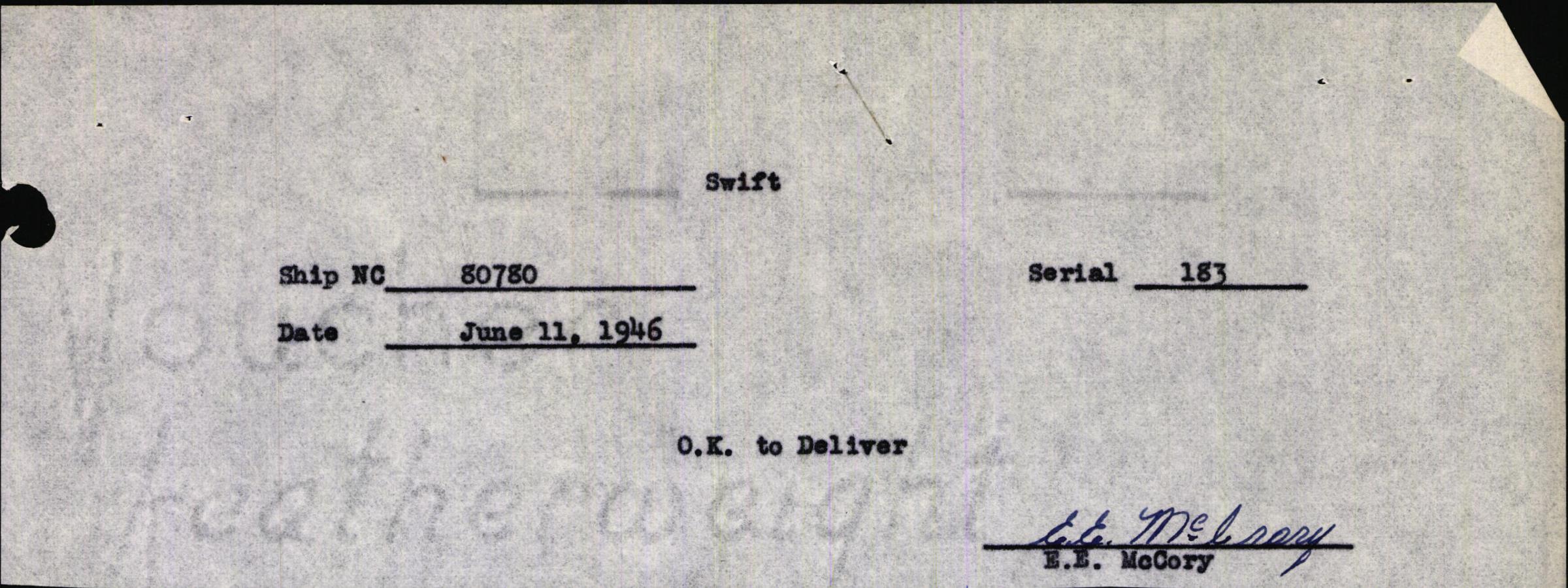 Sample page 5 from AirCorps Library document: Technical Information for Serial Number 183