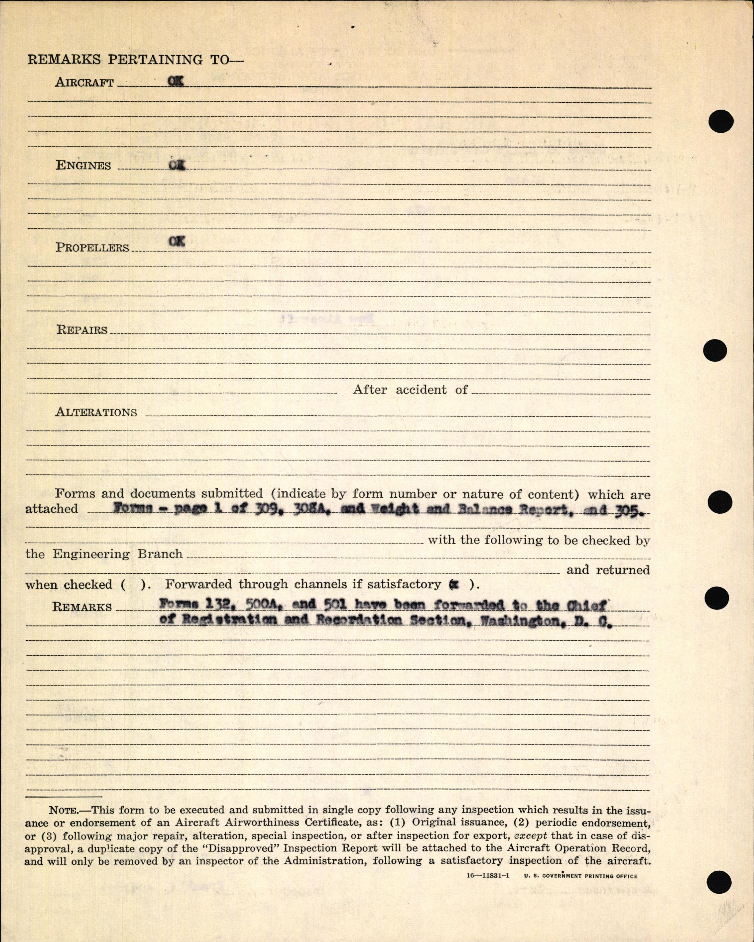 Sample page 6 from AirCorps Library document: Technical Information for Serial Number 187