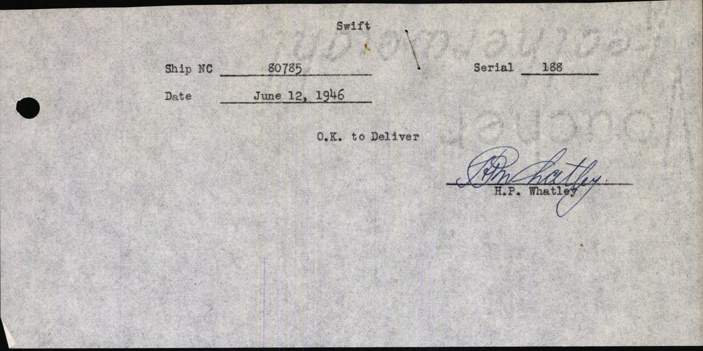 Sample page 3 from AirCorps Library document: Technical Information for Serial Number 188