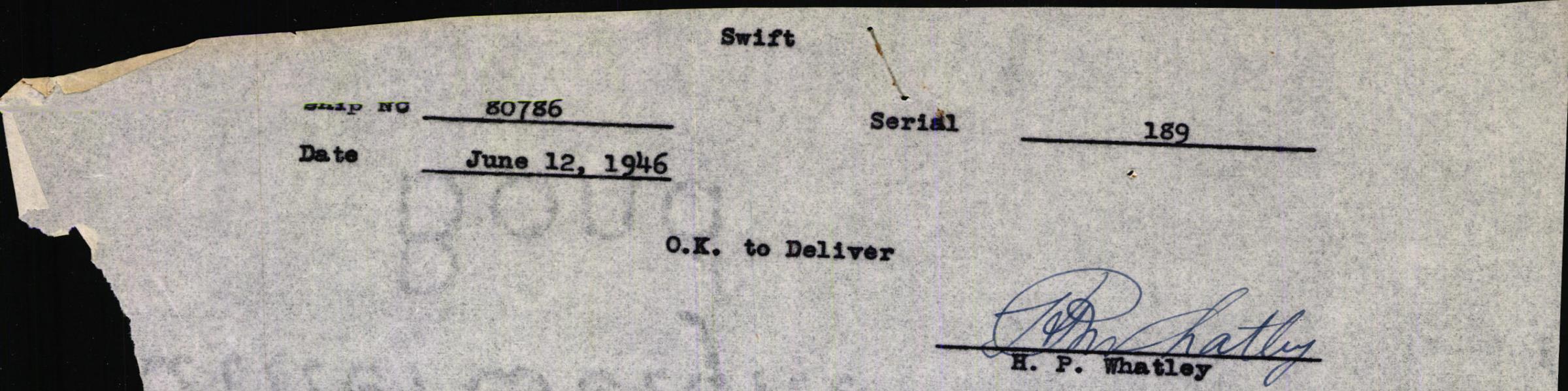 Sample page 3 from AirCorps Library document: Technical Information for Serial Number 189