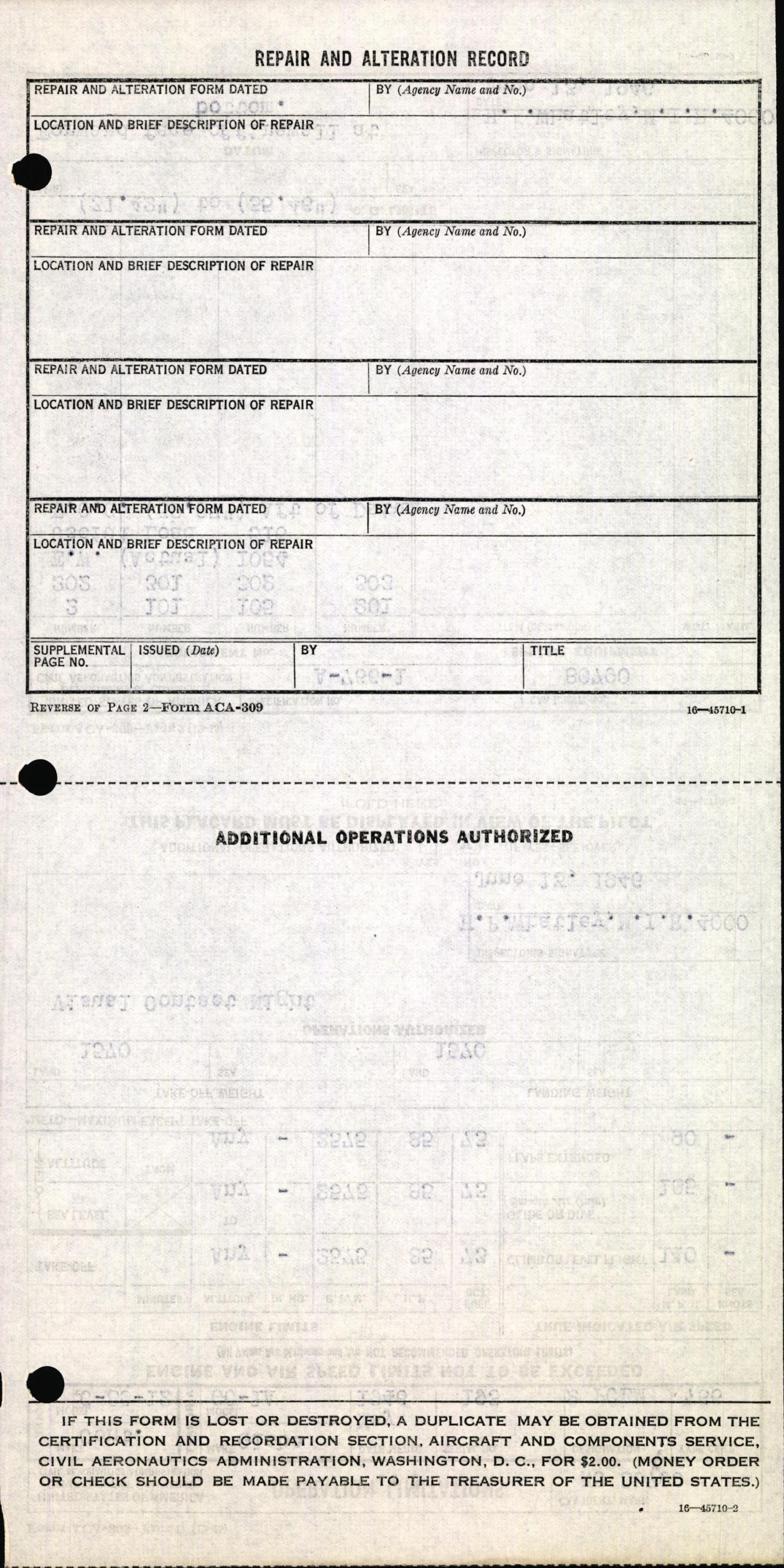 Sample page 6 from AirCorps Library document: Technical Information for Serial Number 193