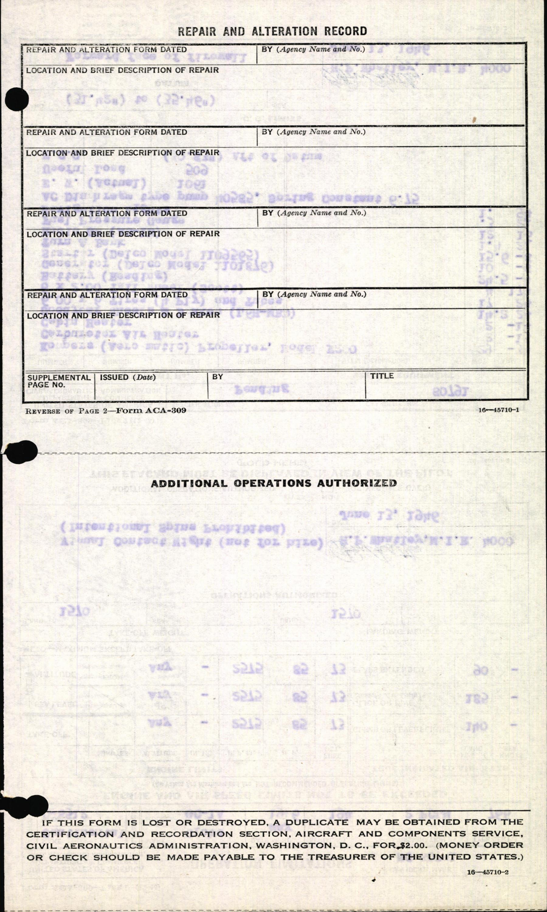 Sample page 6 from AirCorps Library document: Technical Information for Serial Number 194