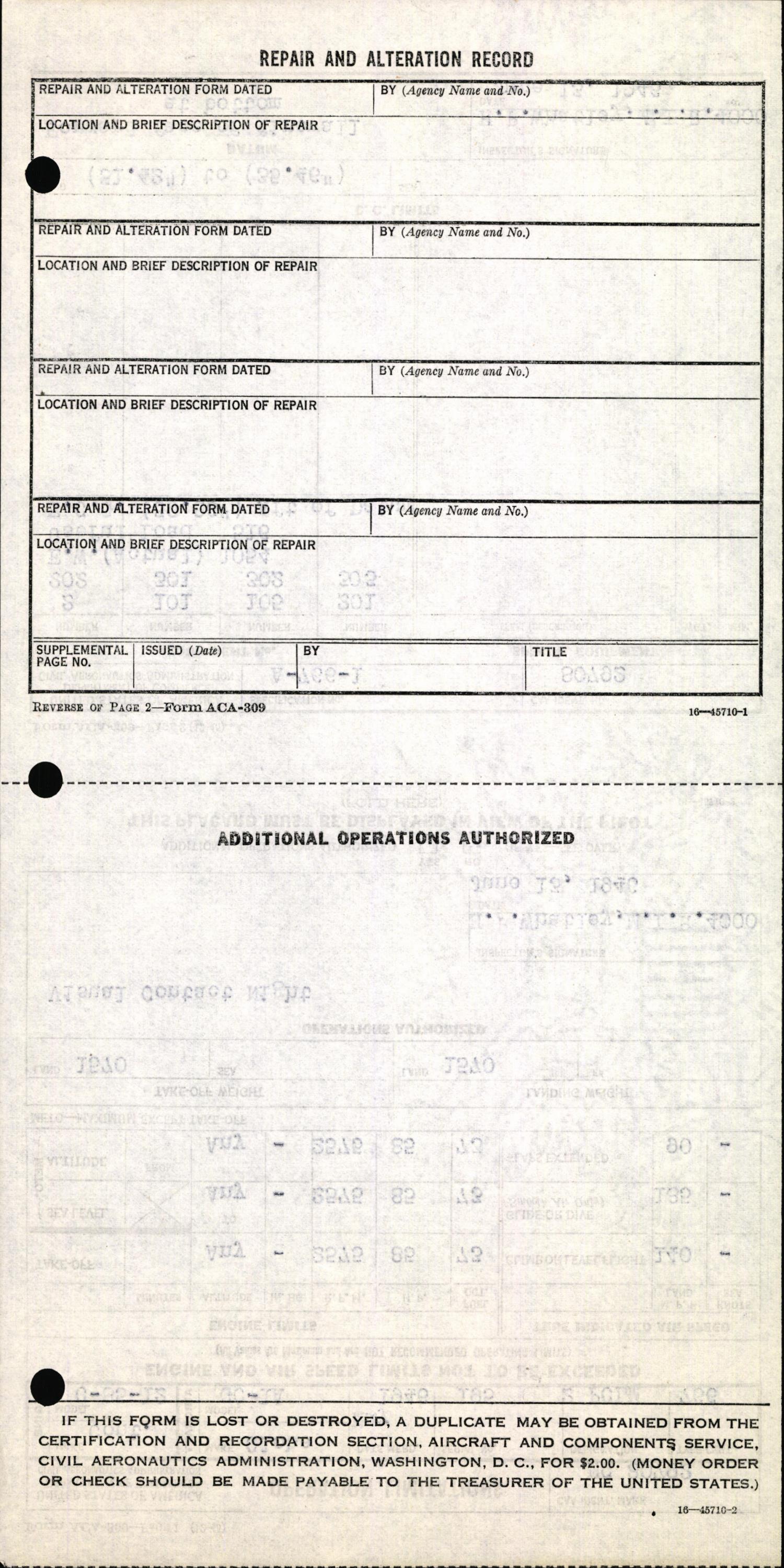 Sample page 6 from AirCorps Library document: Technical Information for Serial Number 195