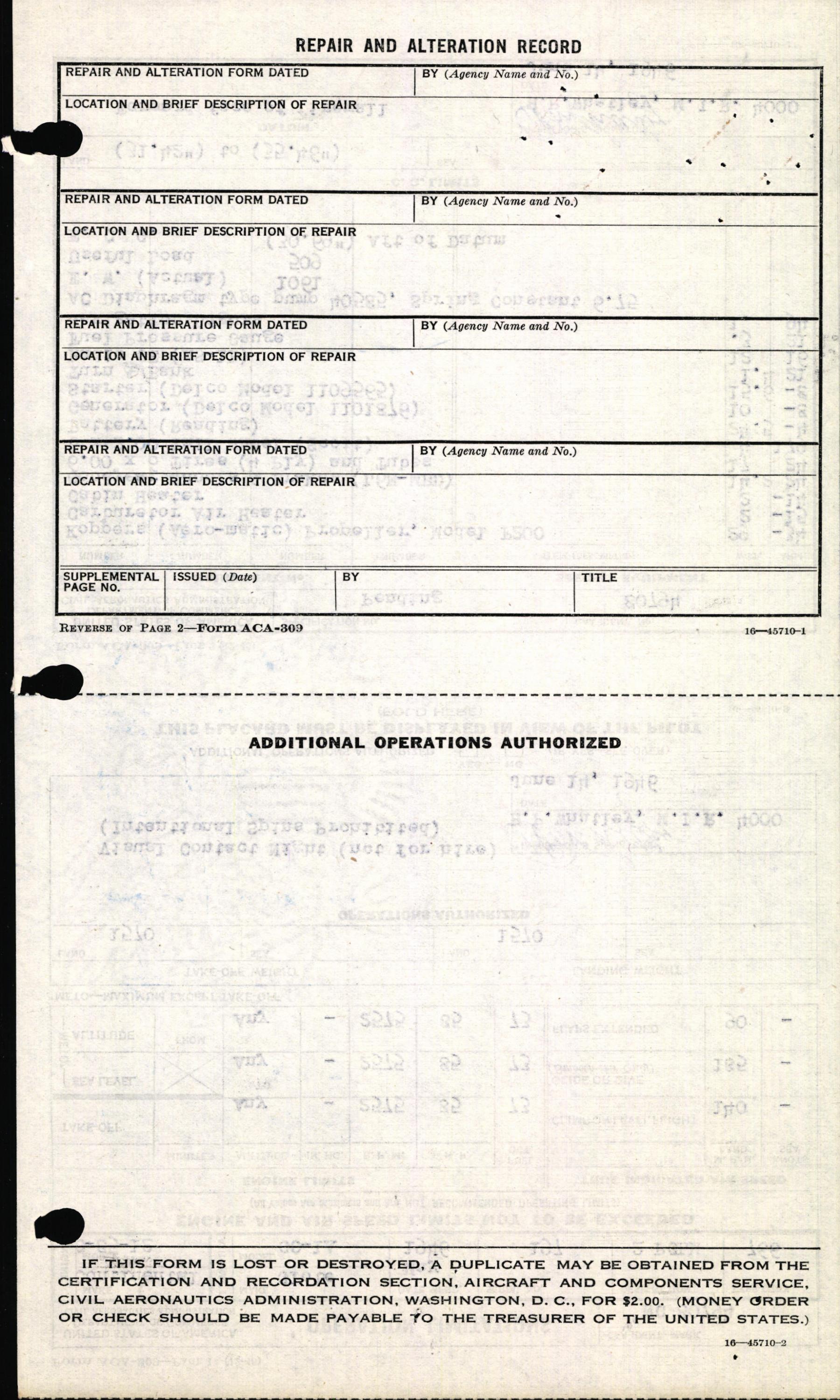 Sample page 6 from AirCorps Library document: Technical Information for Serial Number 197