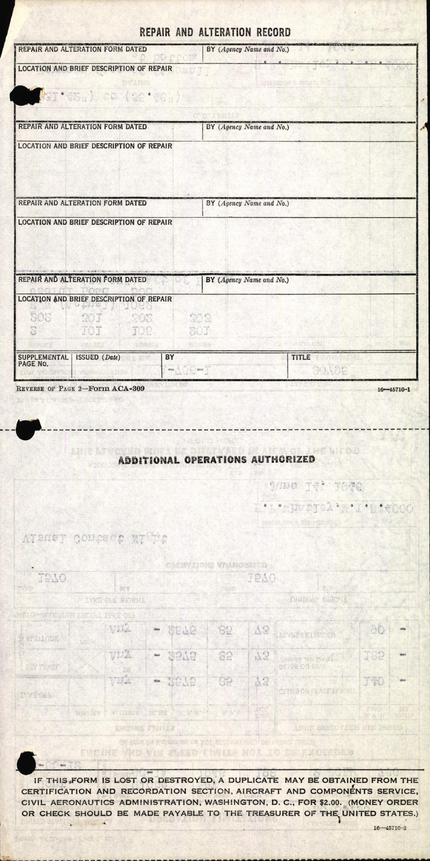 Sample page 4 from AirCorps Library document: Technical Information for Serial Number 198