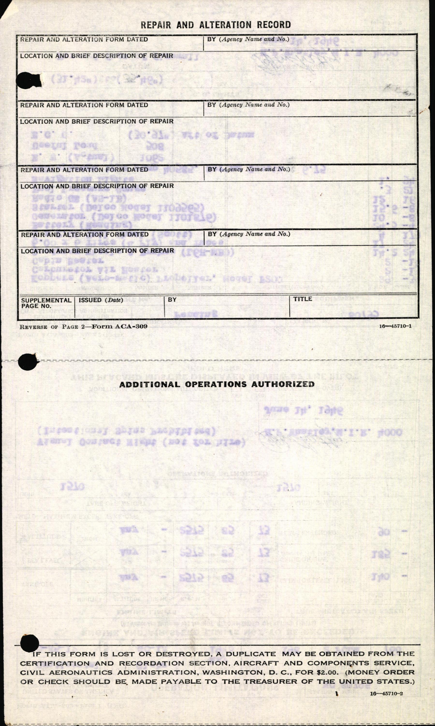 Sample page 6 from AirCorps Library document: Technical Information for Serial Number 198