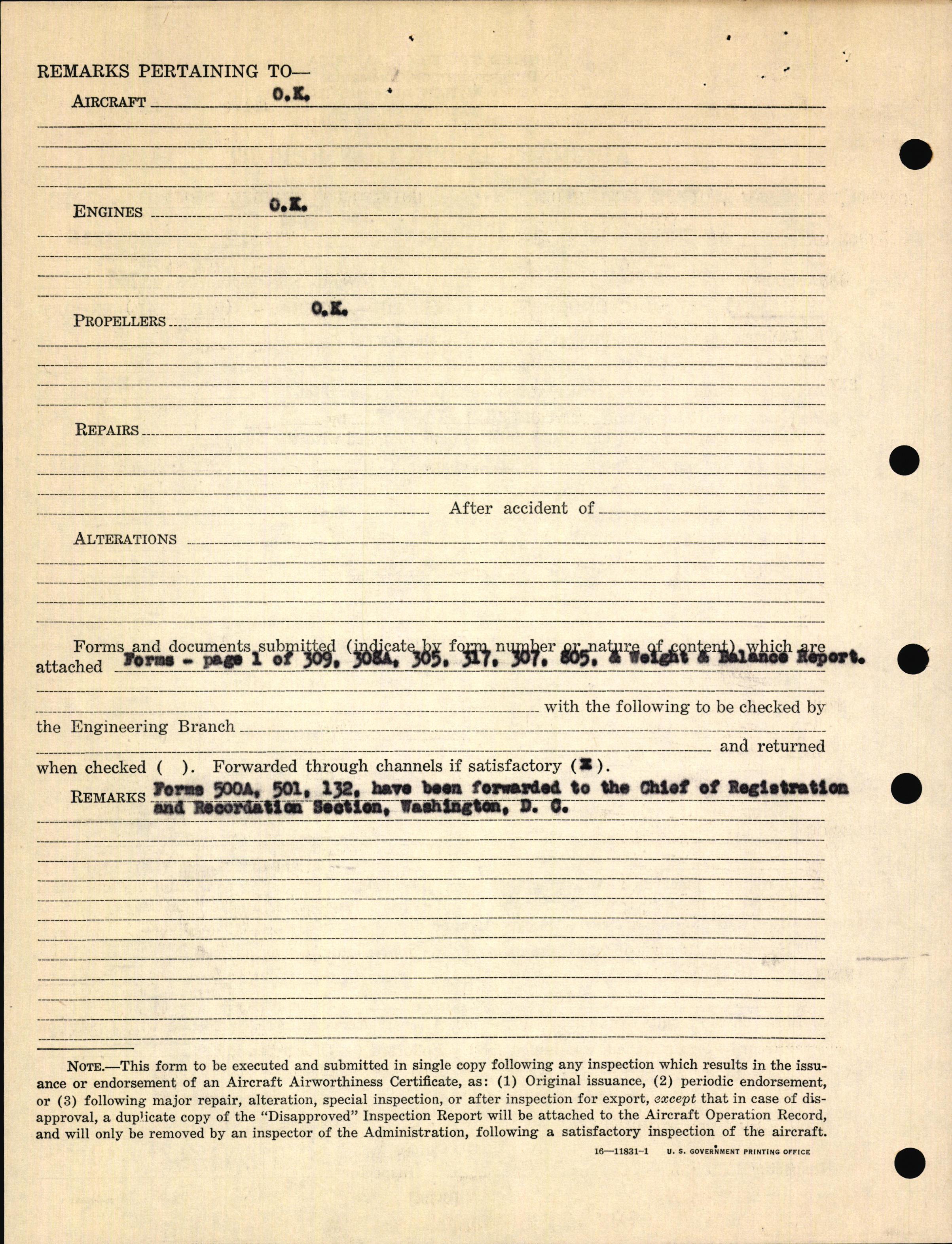 Sample page 4 from AirCorps Library document: Technical Information for Serial Number 19
