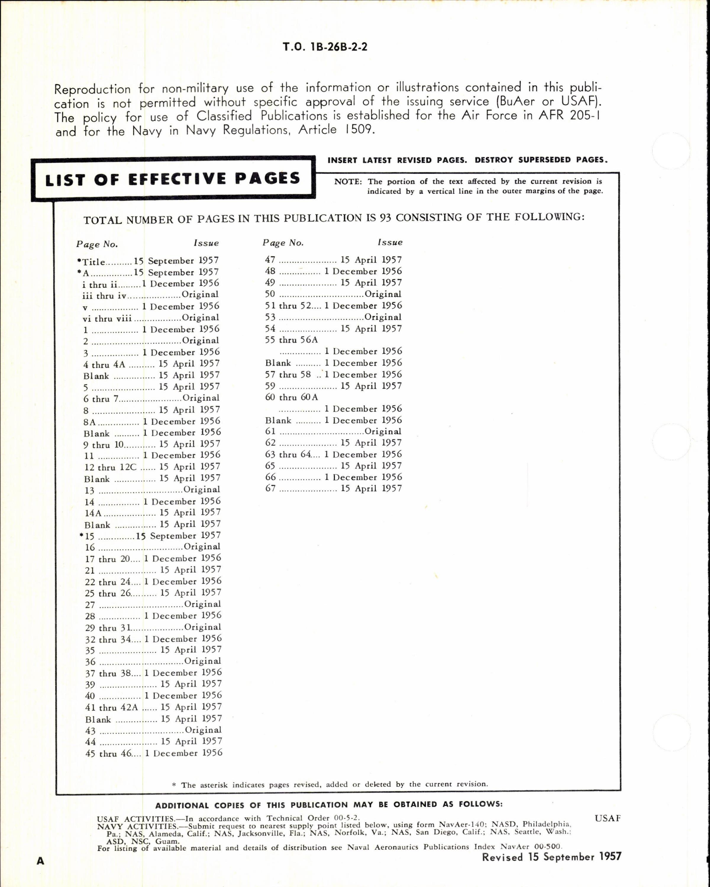 Sample page 2 from AirCorps Library document: Maintenance Instructions for B-26B, TB-26B, B-26C, and TB-16C