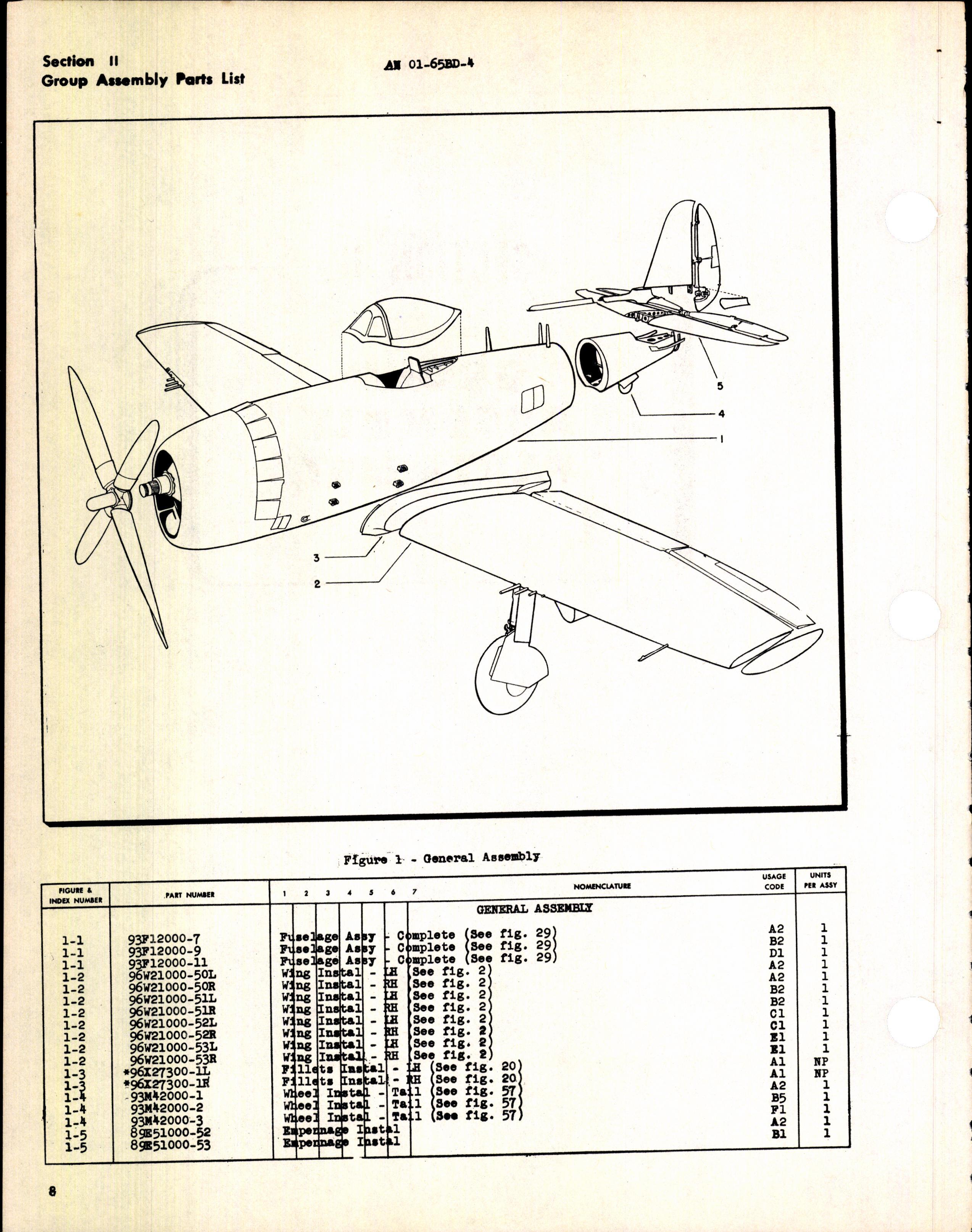 Sample page 14 from AirCorps Library document: Parts Catalog for F-47N Series Aircraft