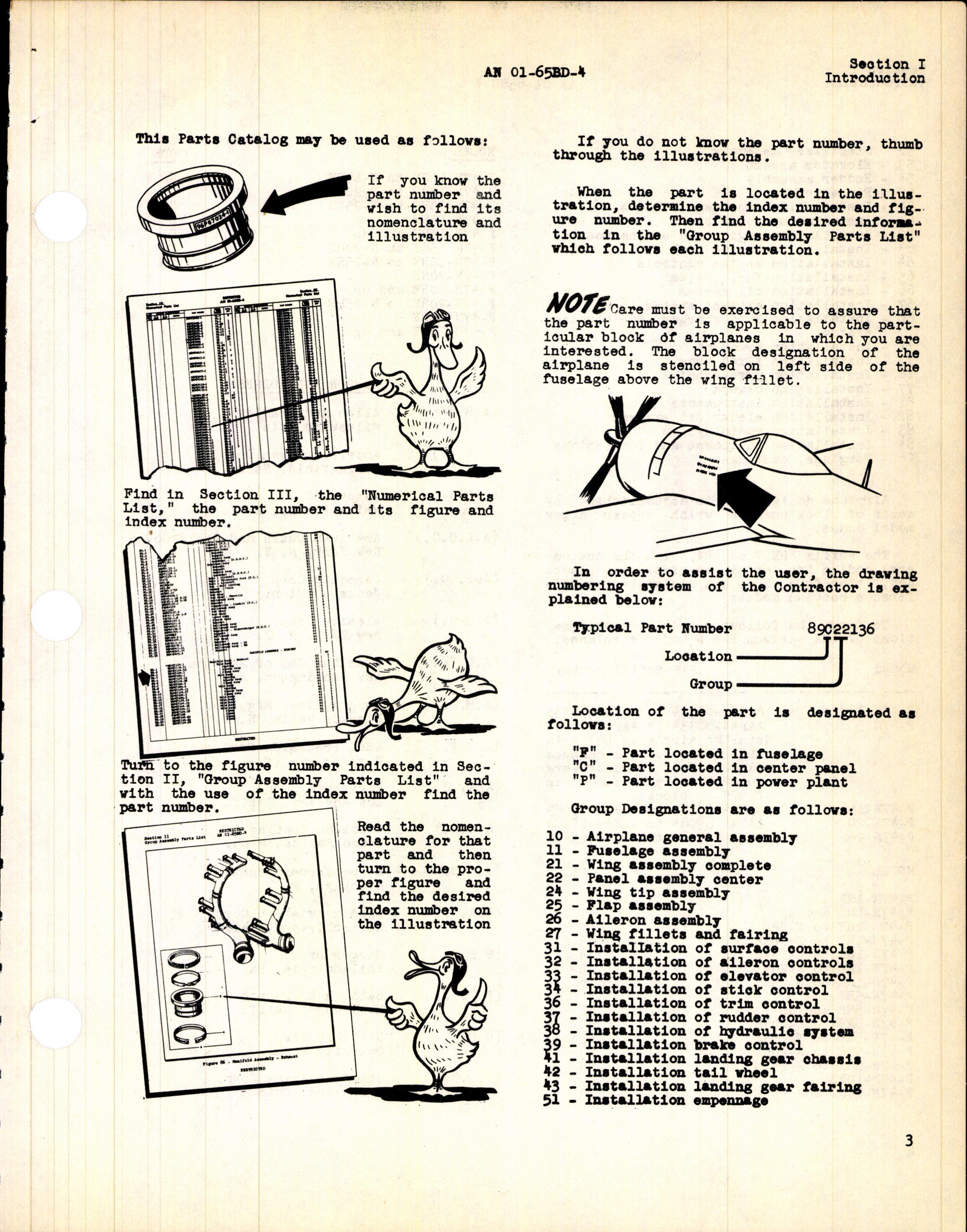 Sample page 9 from AirCorps Library document: Parts Catalog for F-47N Series Aircraft