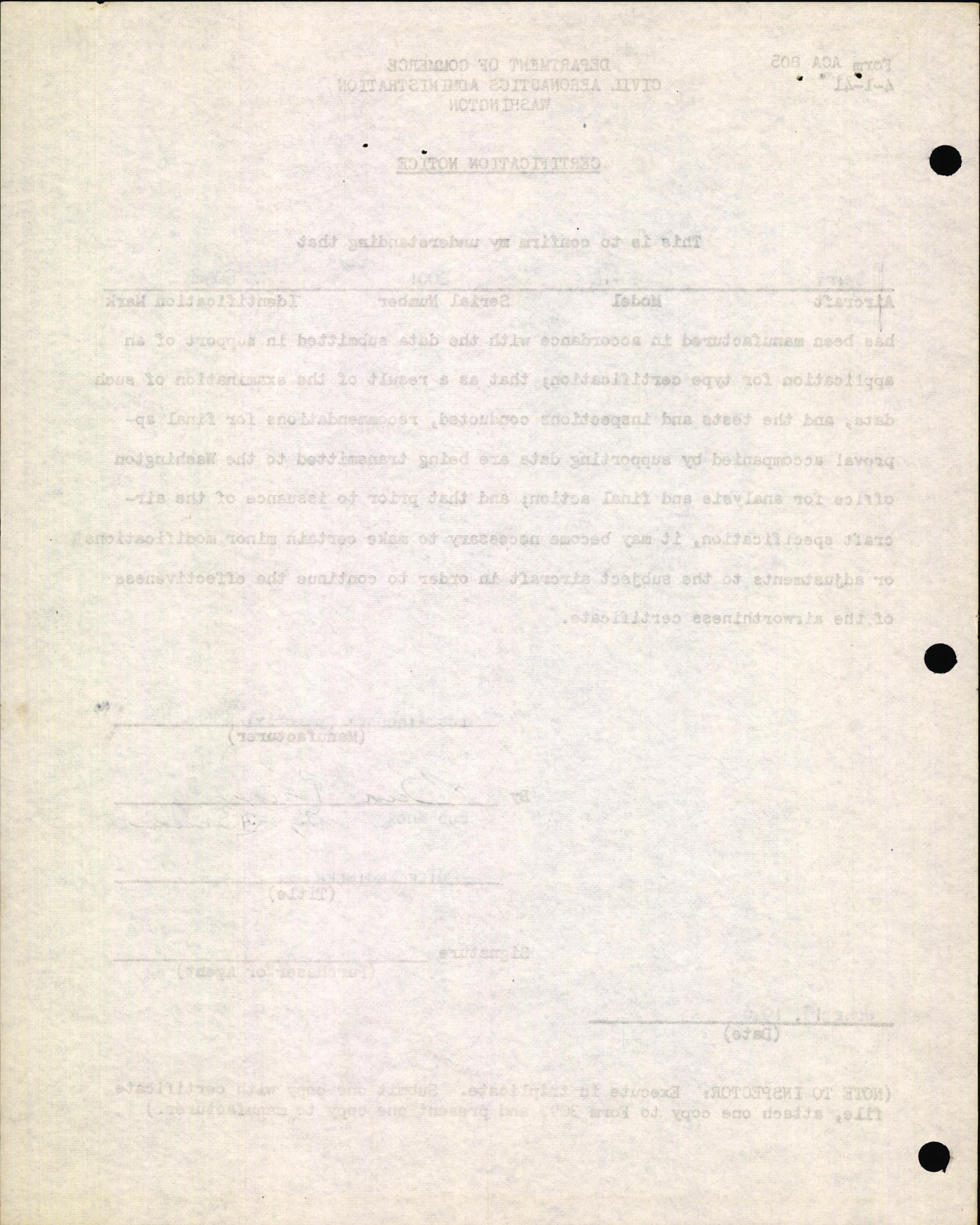 Sample page 8 from AirCorps Library document: Technical Information for Serial Number 2001