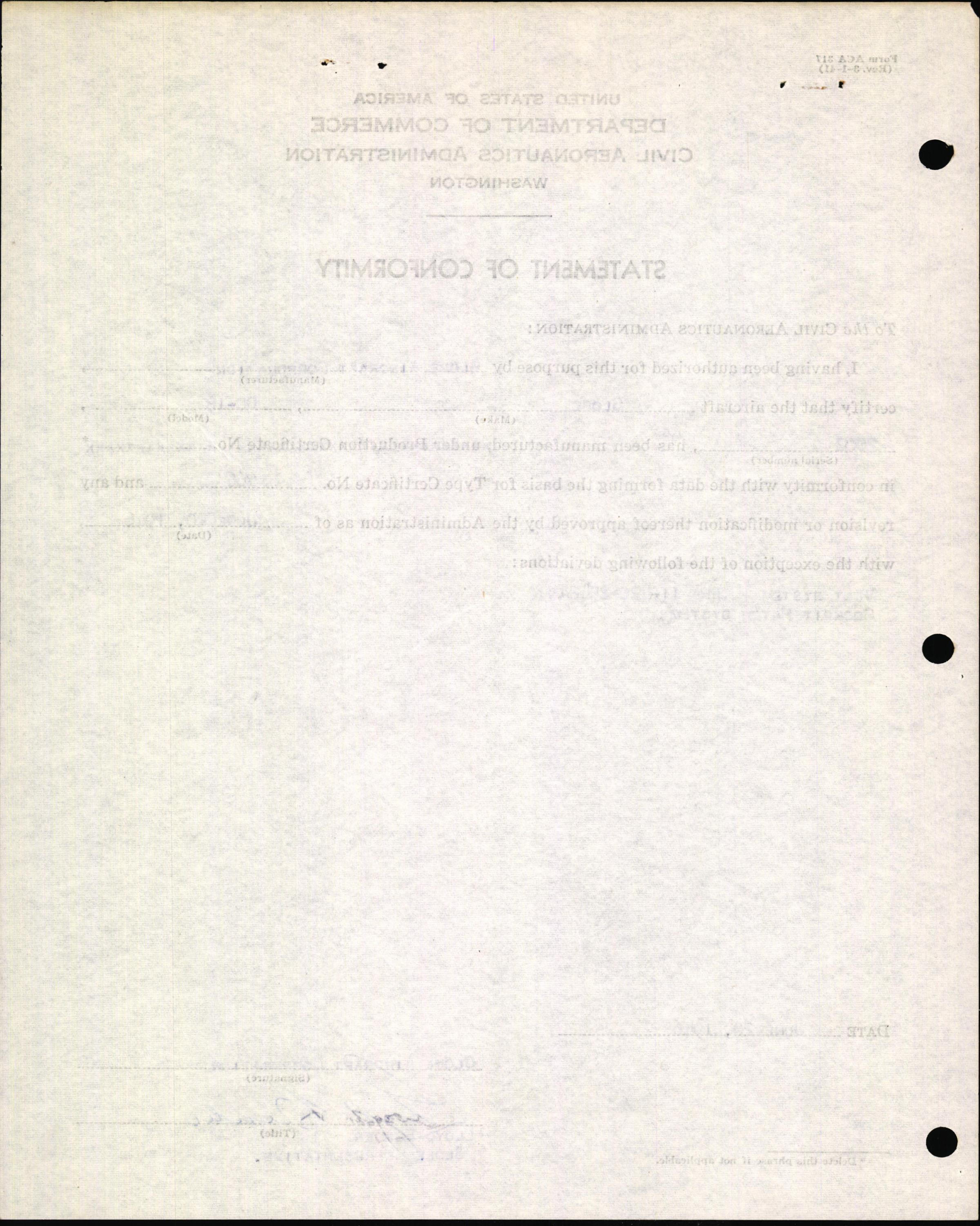 Sample page 4 from AirCorps Library document: Technical Information for Serial Number 2002